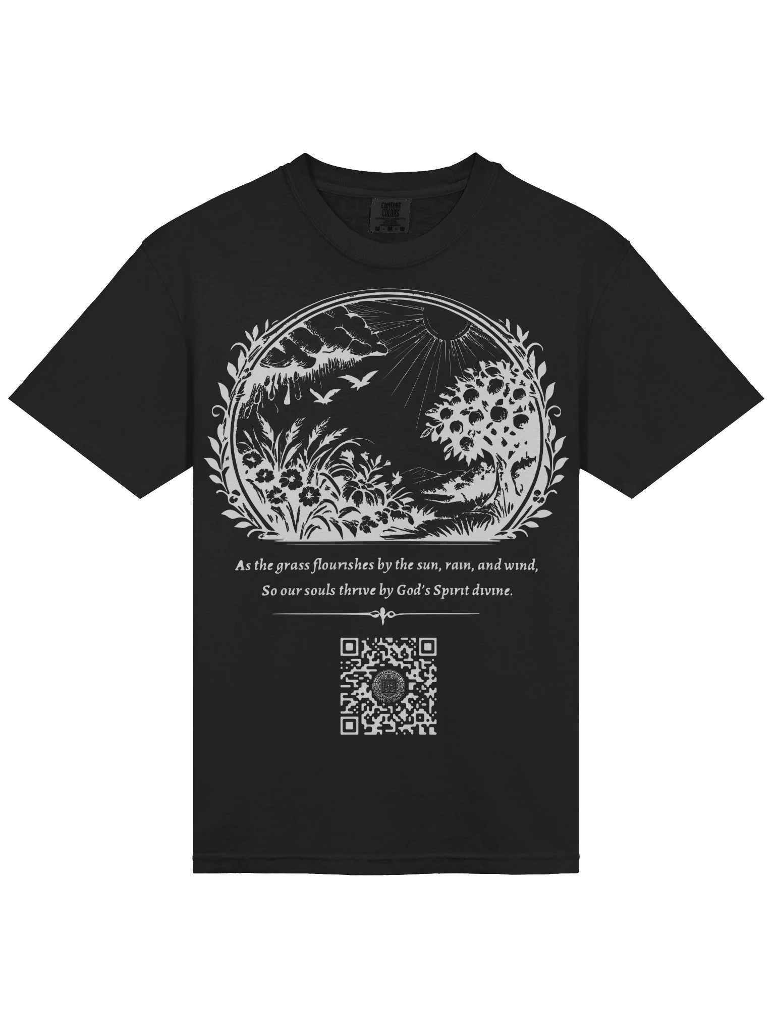 Growing and Flourishing (White on Black/Color) product image (3)