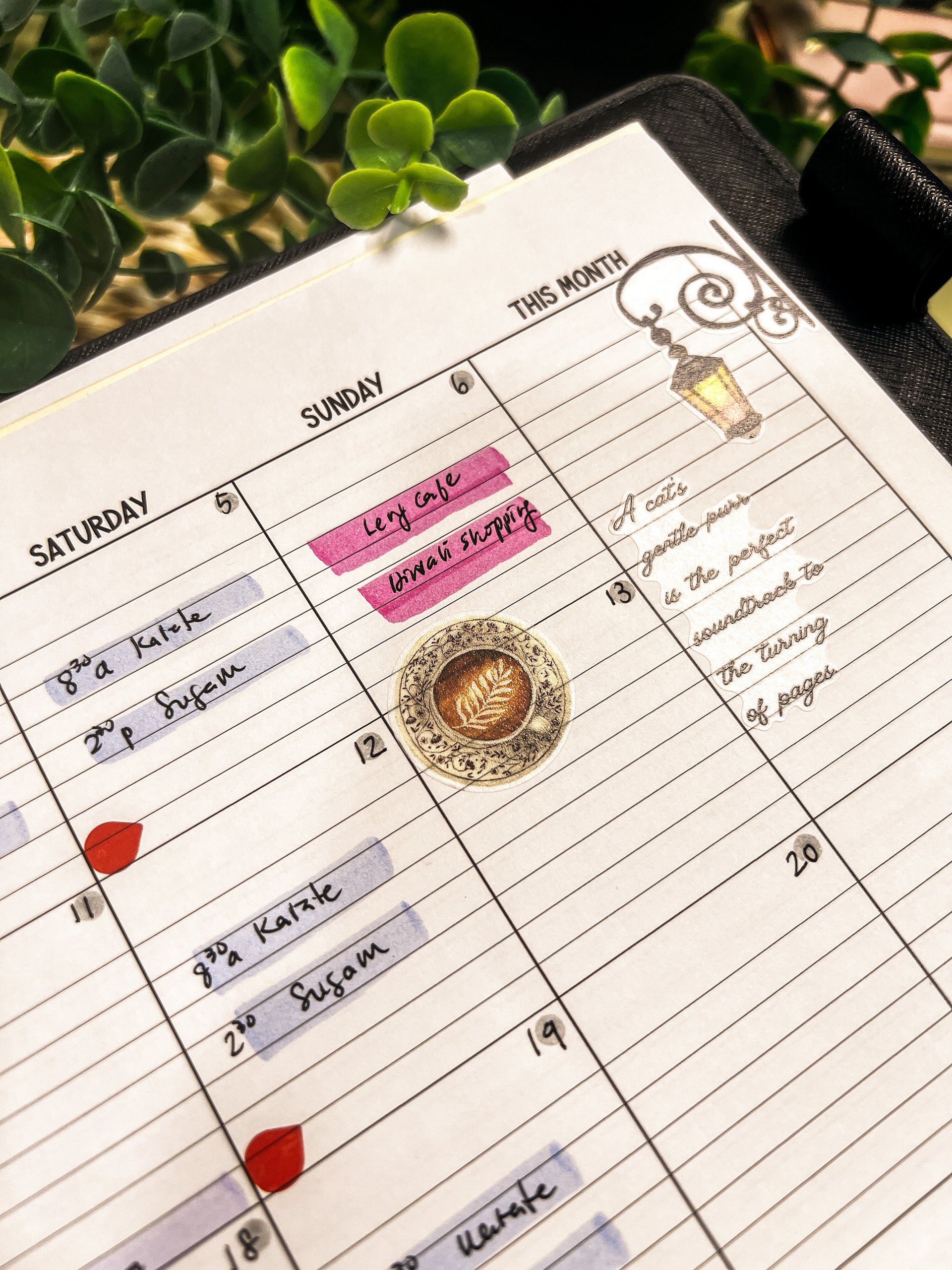 Undated Monthly Calendar HP Classic Size product image (4)