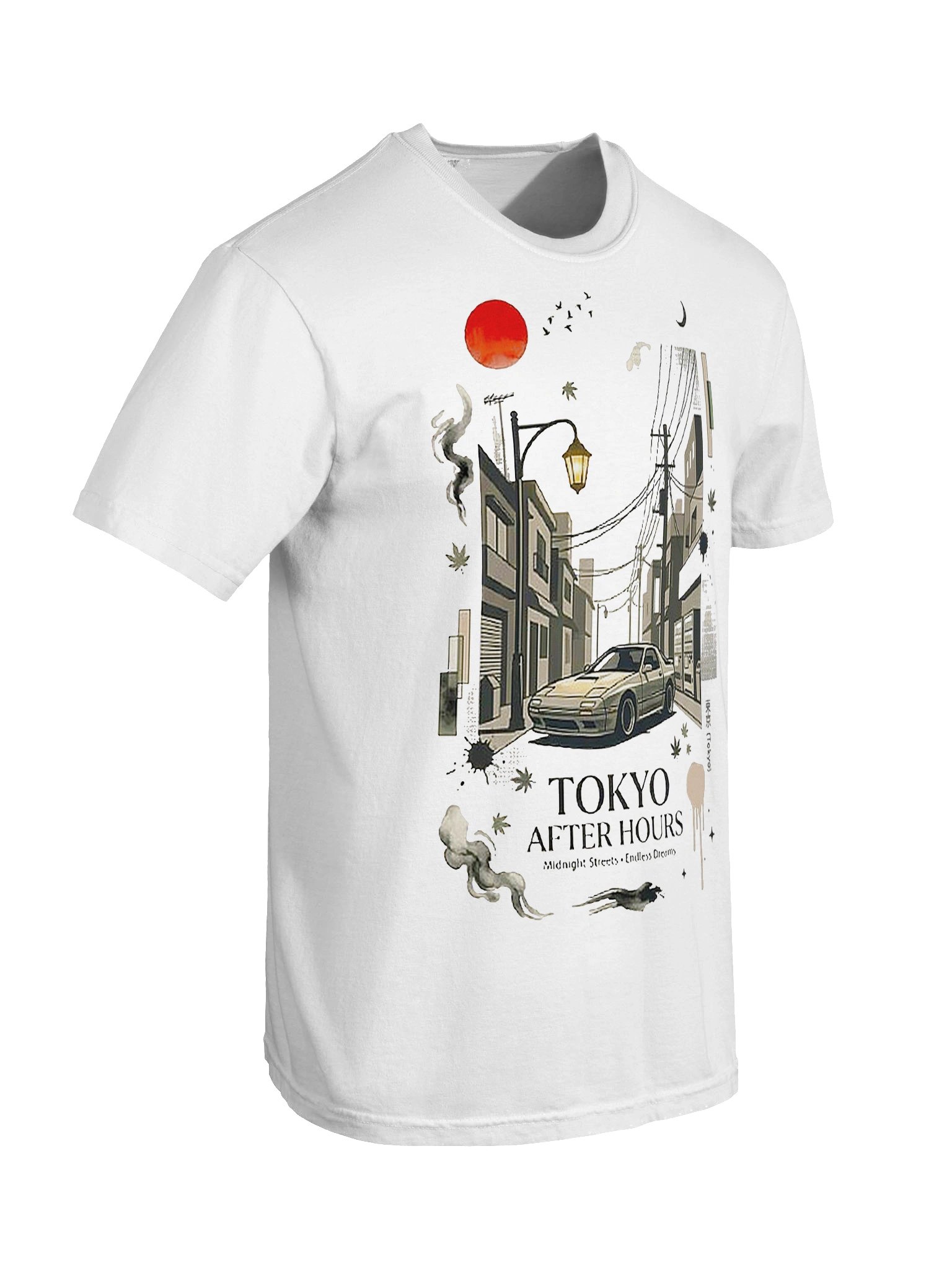 Tokyo After Hours Streetwear Tee | Vintage Japanese Graphic Tee product image (6)