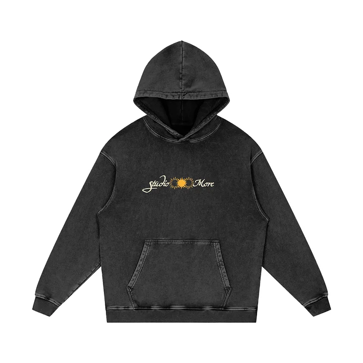 Mar De Amores Acid Wash Oversize Hoodie product image (2)