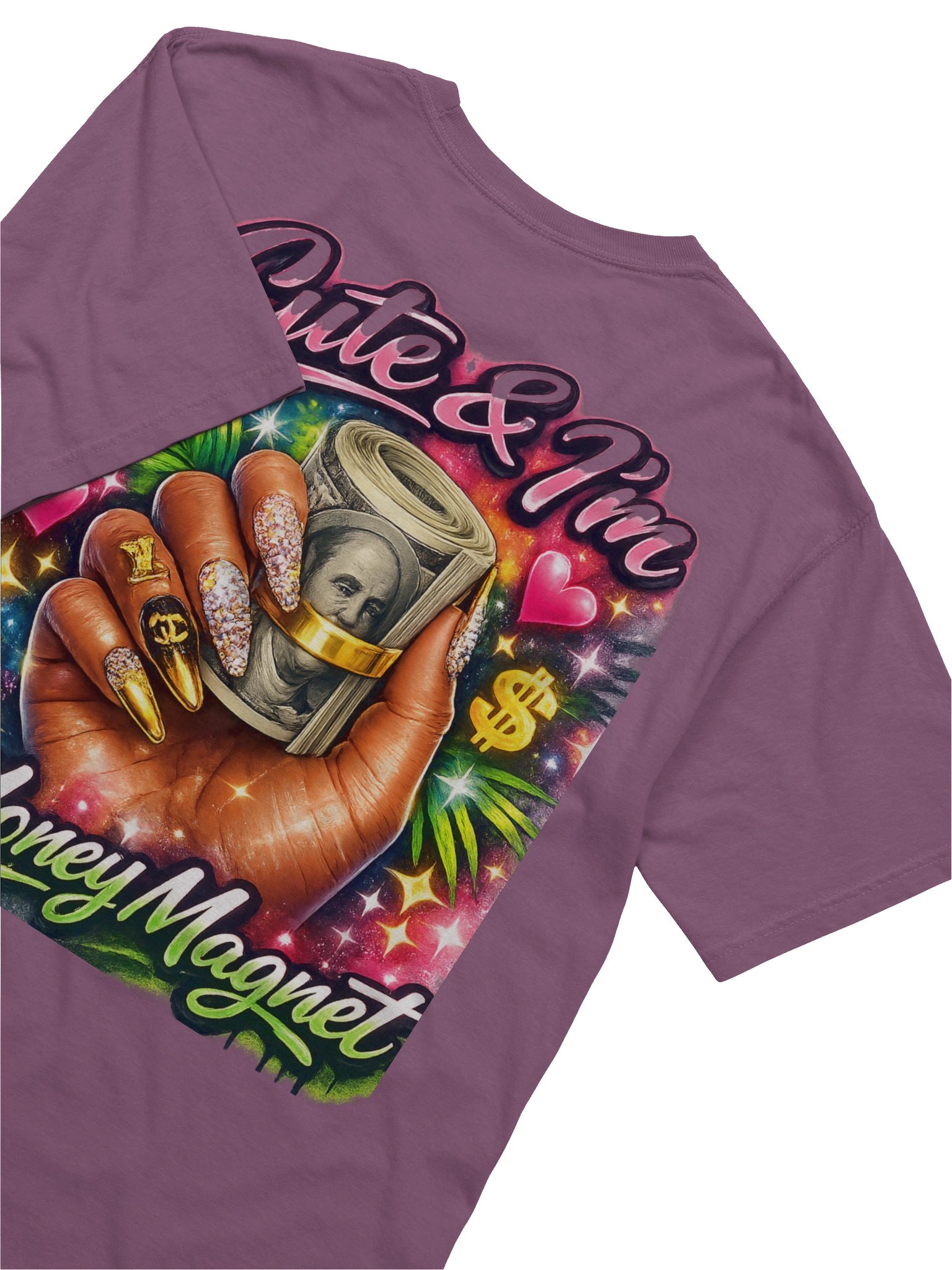 Cute & I’m a Money Magnet T-Shirt | Manifestation Streetwear product image (50)