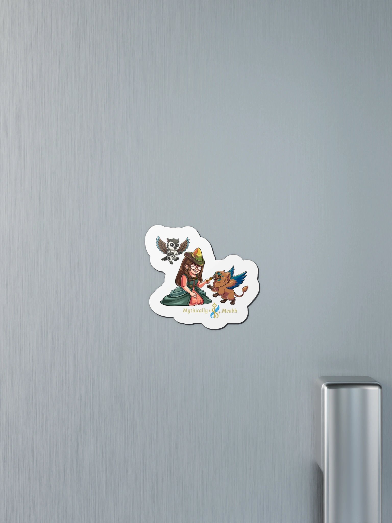 A Little Mythically Meabh Magic | Meabh & Her Gryphons Magnet product image (12)