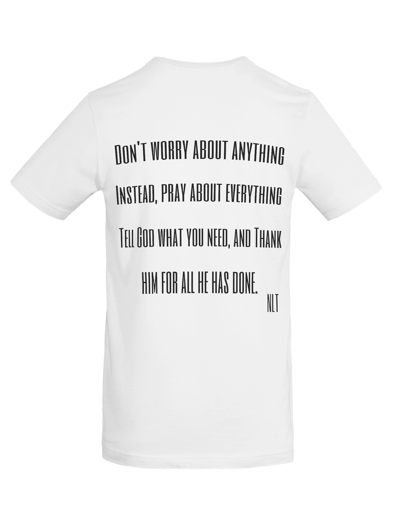 D2You Gospel Message - T Shirt - Philippians 4:6 (unisex) product image (5)