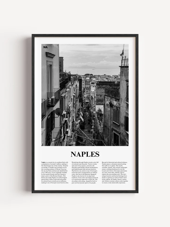 Naples 01 Newspaper Poster product image (5)