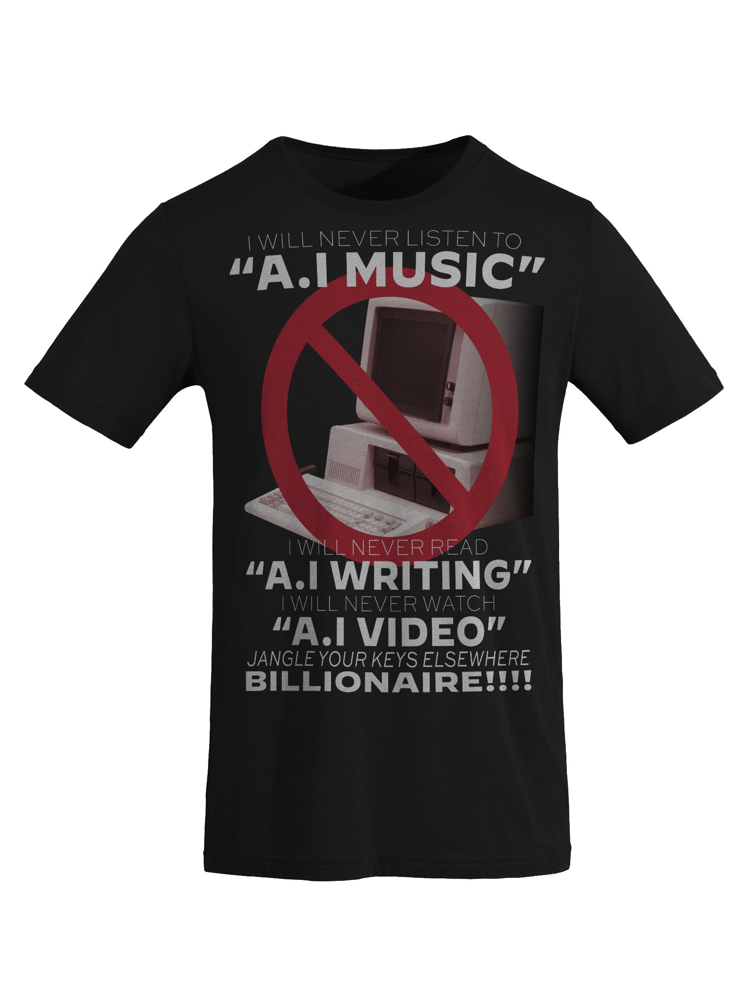 I WILL NEVER LISTEN TO AI MUSIC "TRIBLEND" product image (8)