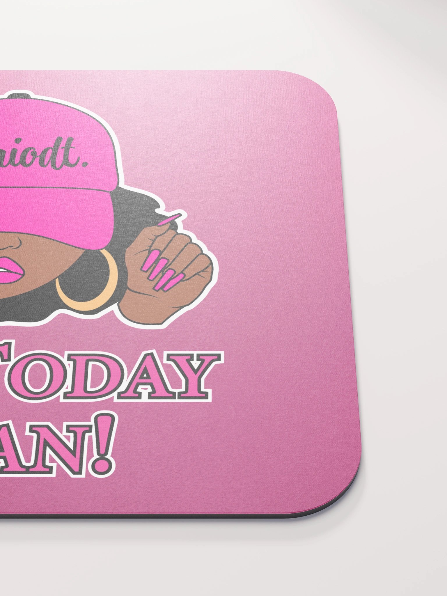 Not Today Satan V1, Pink Mouse Pad product image (5)