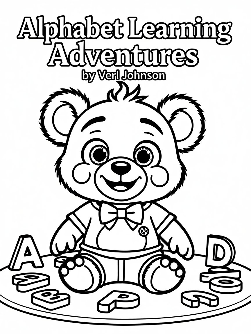 FREE Barnaby Bear’s ABCs: Tasty Treats Coloring Pack (Digital Download) product image (1)