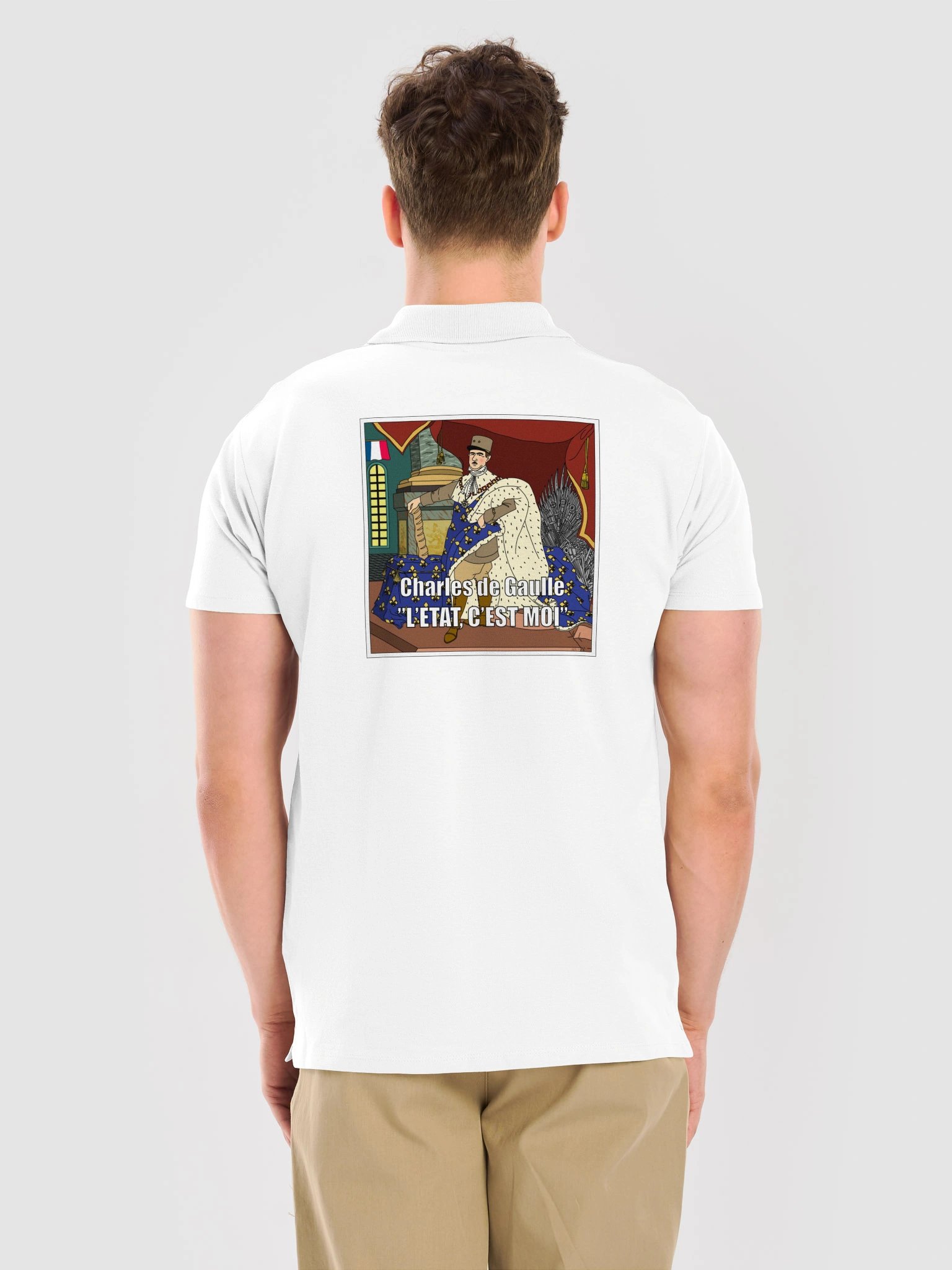 L'etat c'est moi - Charles De Gaulle (Piké) product image (12)