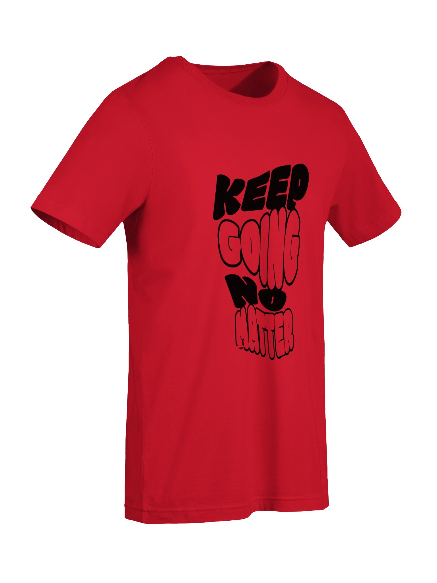 KEEP GOING NO MATTER Graphic T-Shirt | Motivational Streetwear Tee | Premium Oversized Unisex Shirt | Modern Typography Apparel | NOVYRRA product image (7)