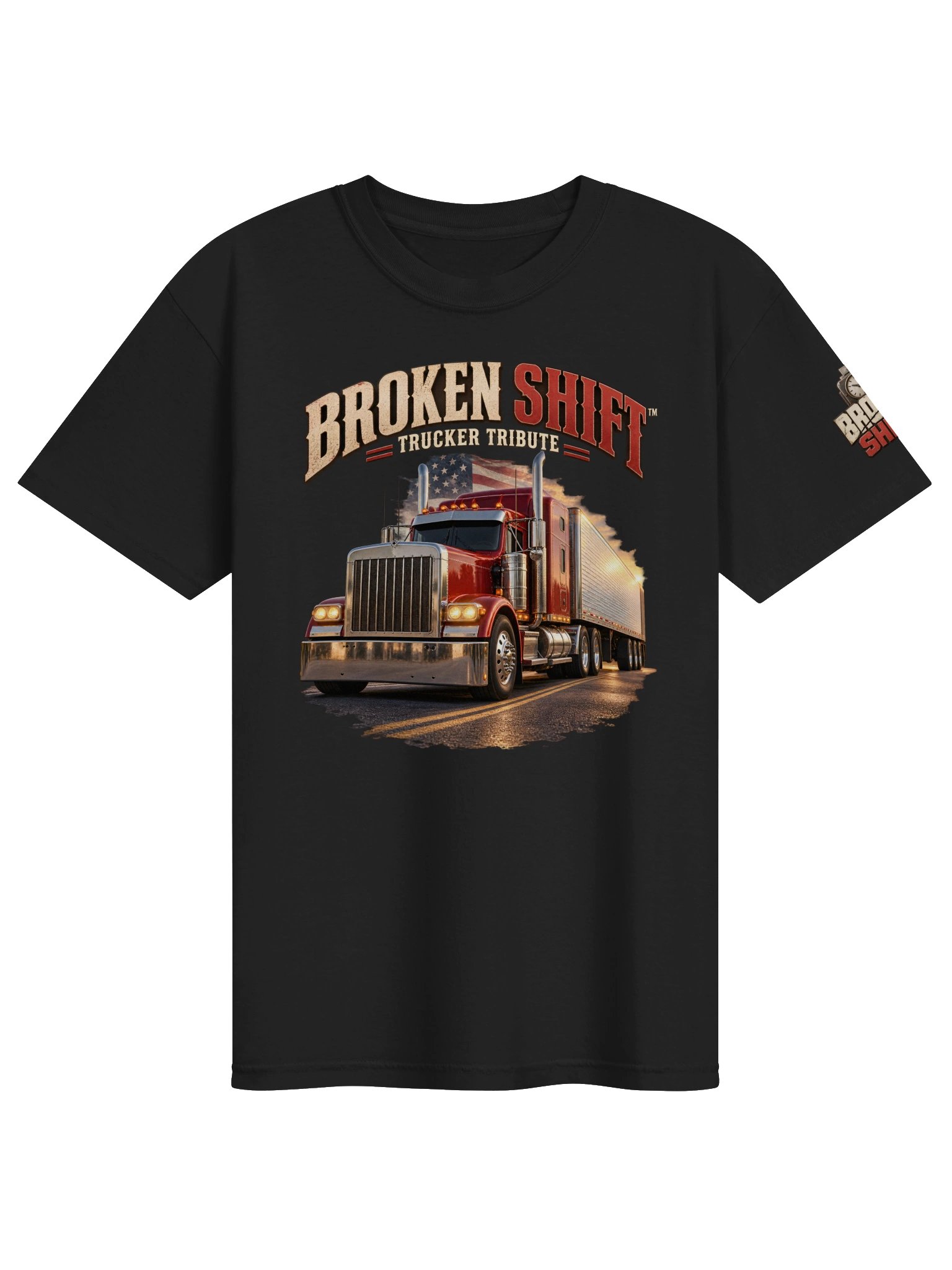 TRUCKER TRIBUTE — T-SHIRT -BROKEN SHIFT™ product image (3)