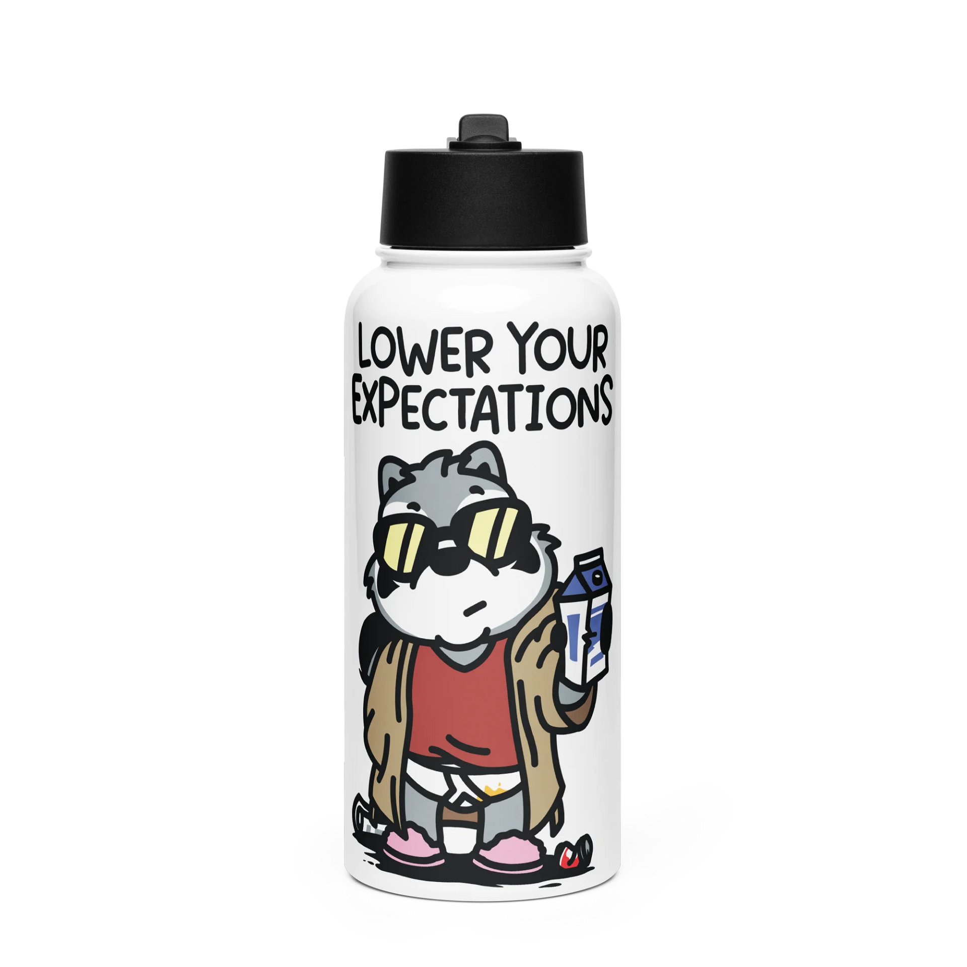 Lower Your Expectations Water Bottle product image (1)