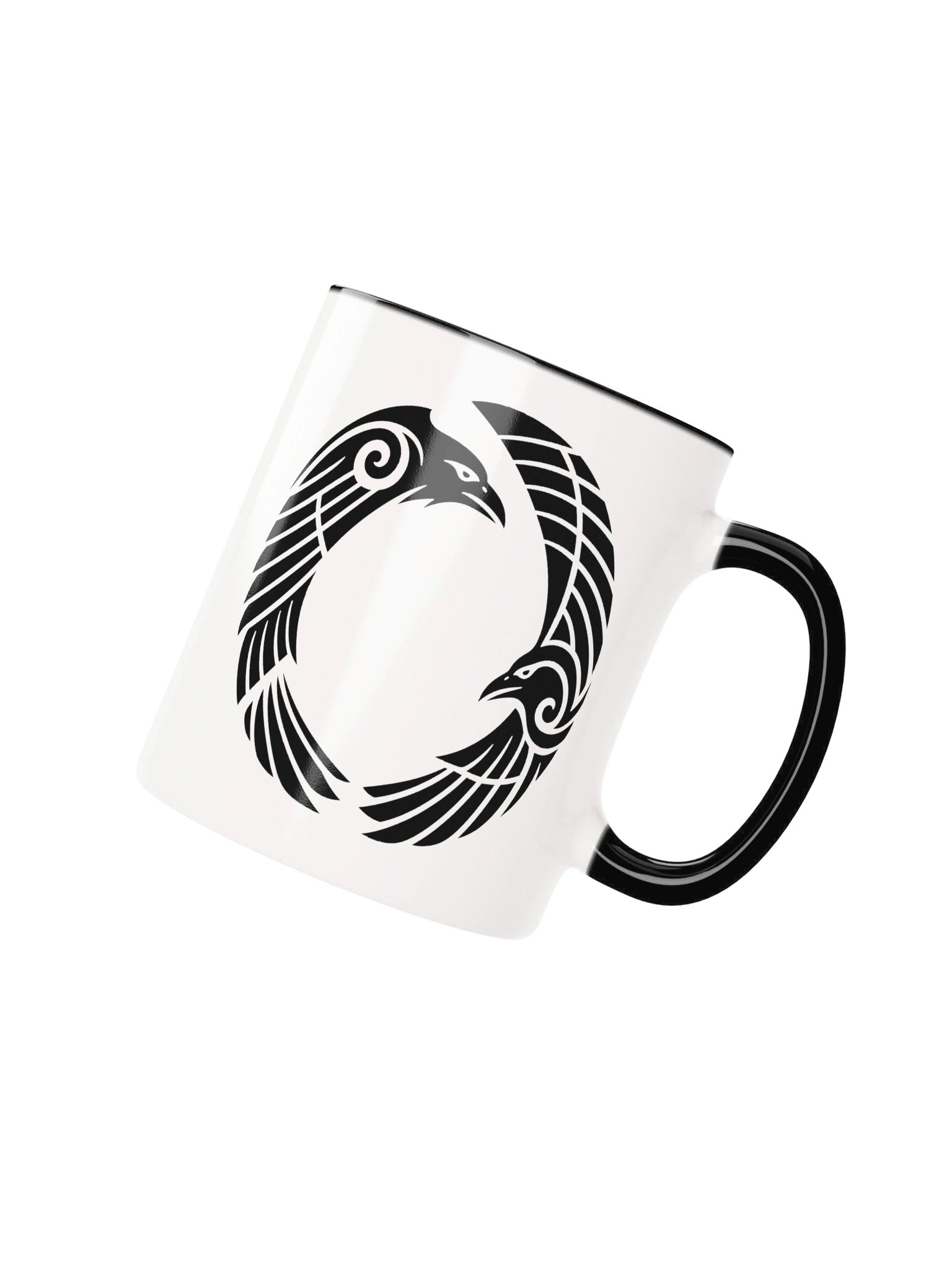 SEIDRA — Raven Mug (Black + White) product image (3)