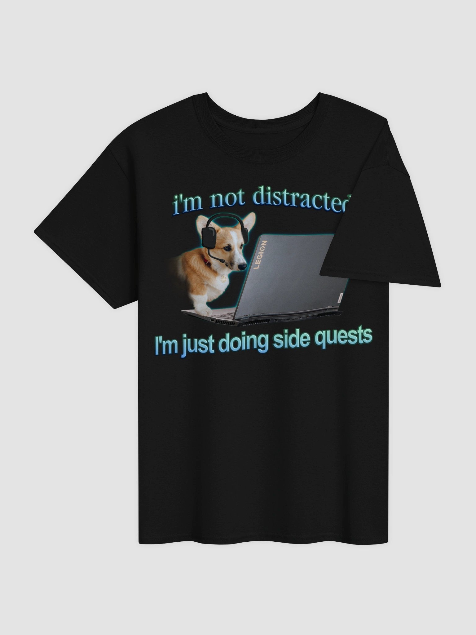 I'm not distracted, I'm just doing side quests T-shirt product image (4)