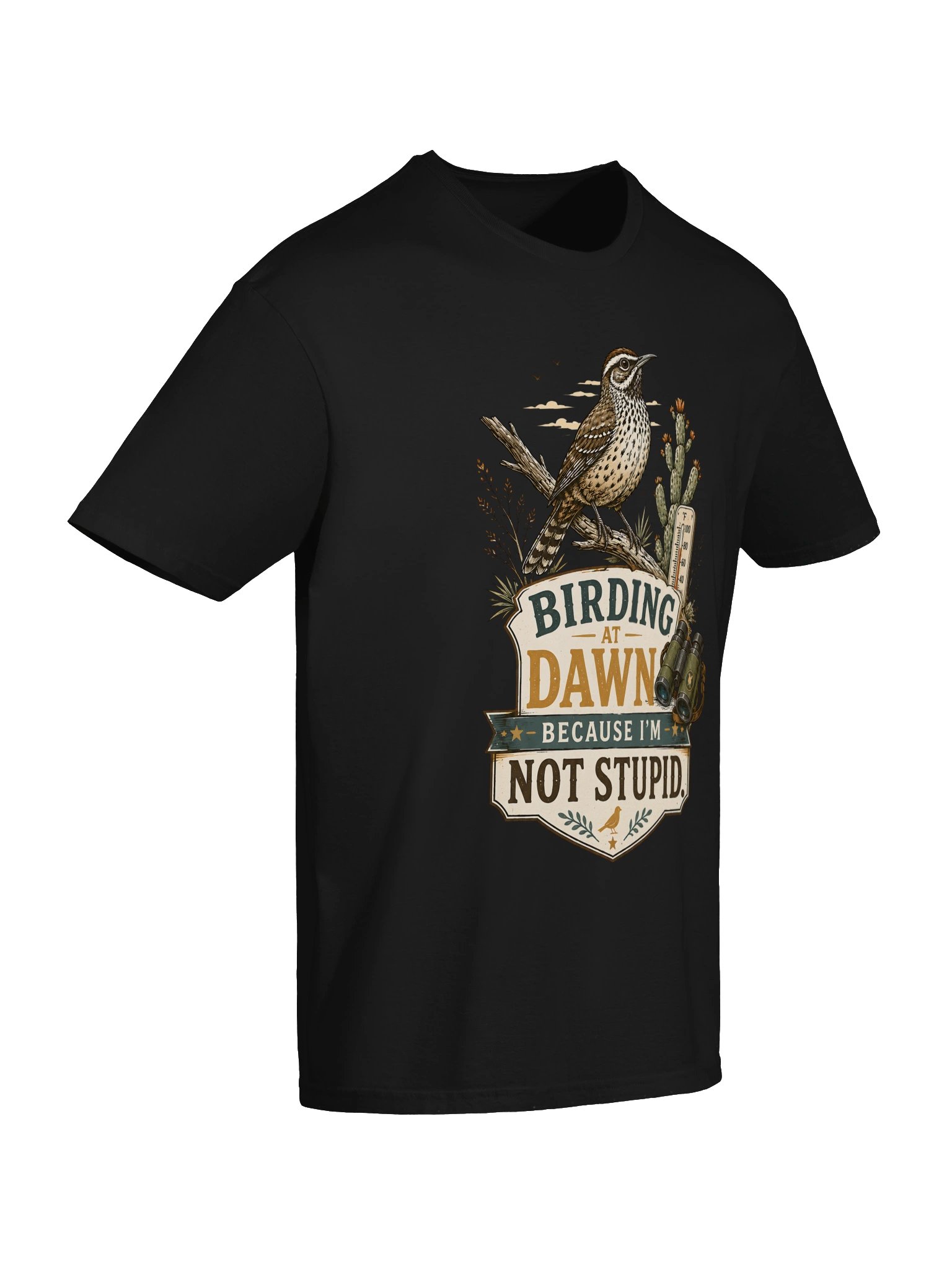 Birding at Dawn Funny Vintage Tee product image (48)