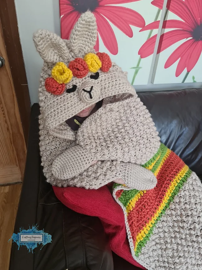 2in1 Animal Hooded Blankets