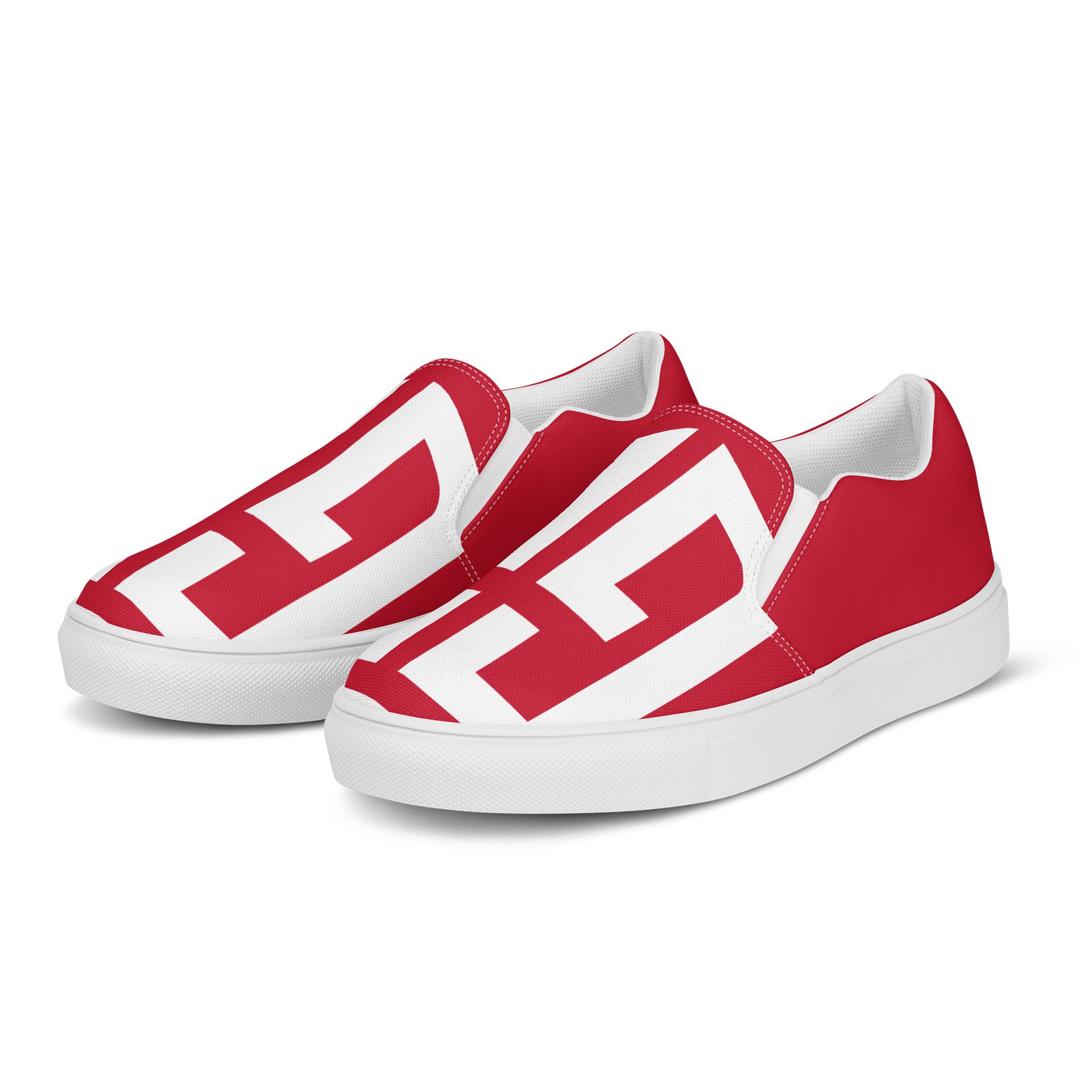 Gaangs Red Slip-On Shoes product image (3)