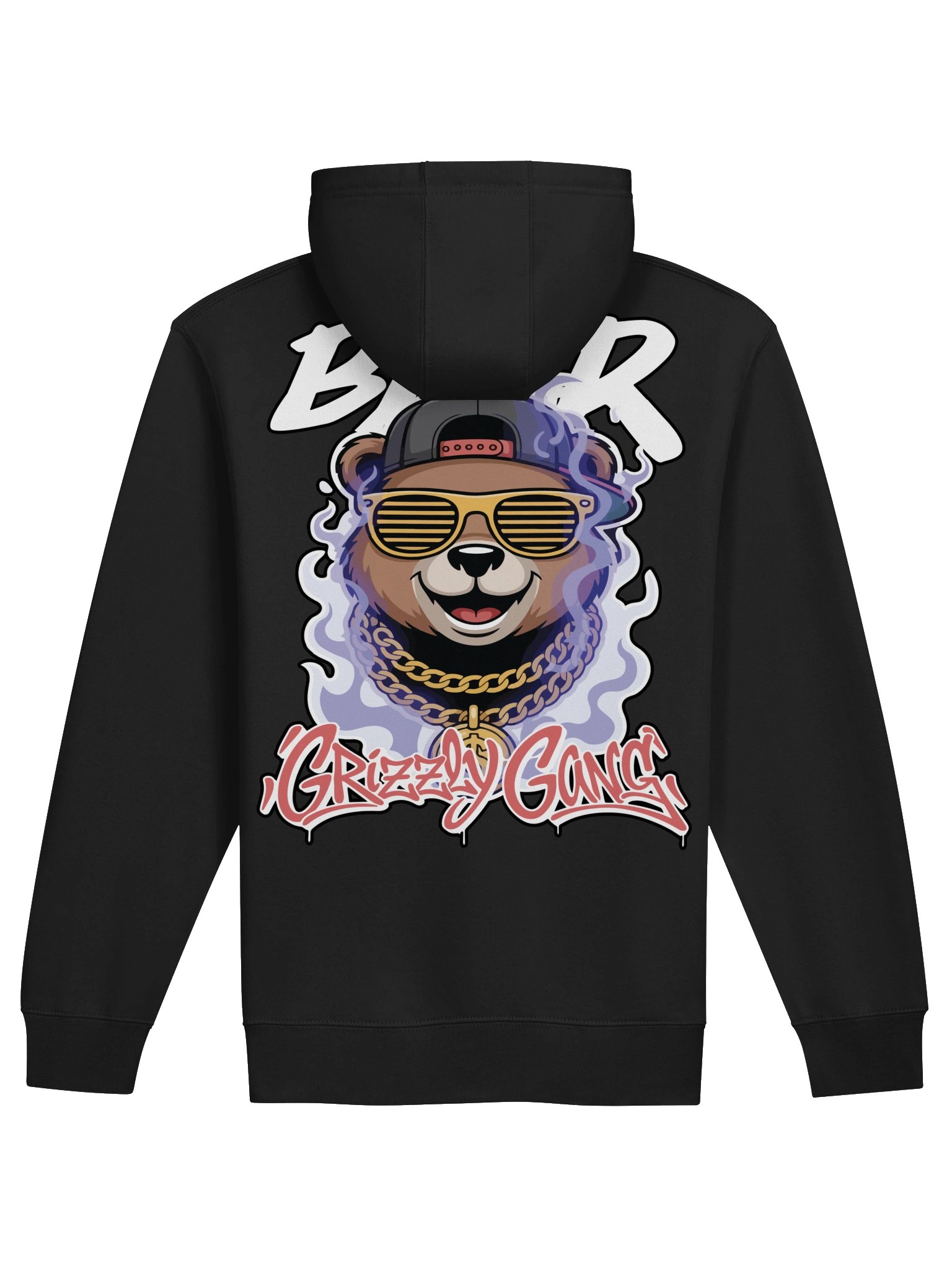 Bear Gang Zip Hoodie (Larger Sizes) product image (2)