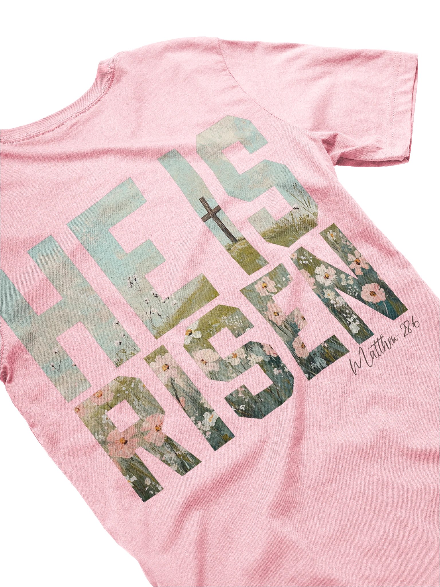 He Has Risen Women's Tee - Front& Back product image (4)