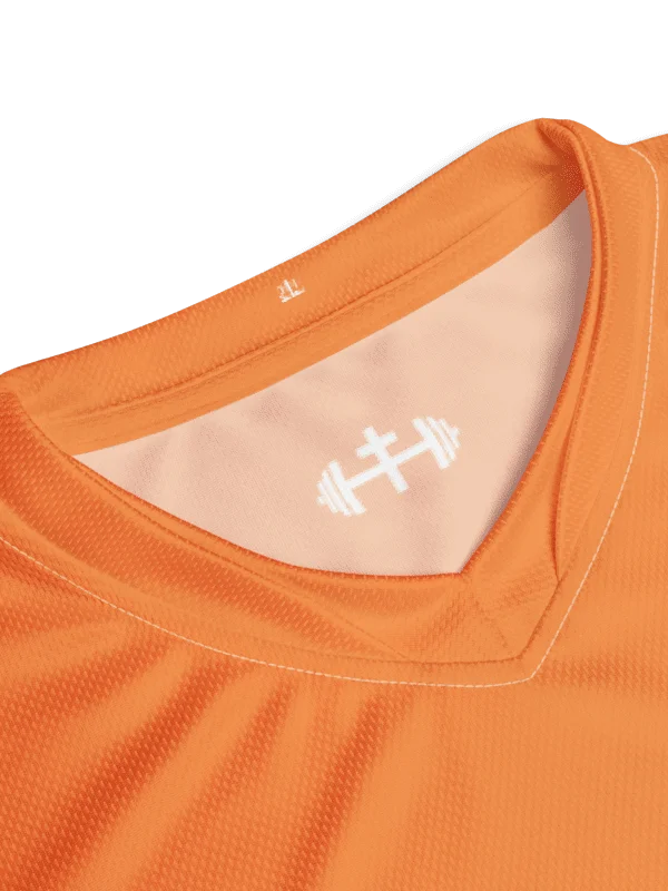 His House Mens Performance V-Neck T-Shirt - Orange product image (5)