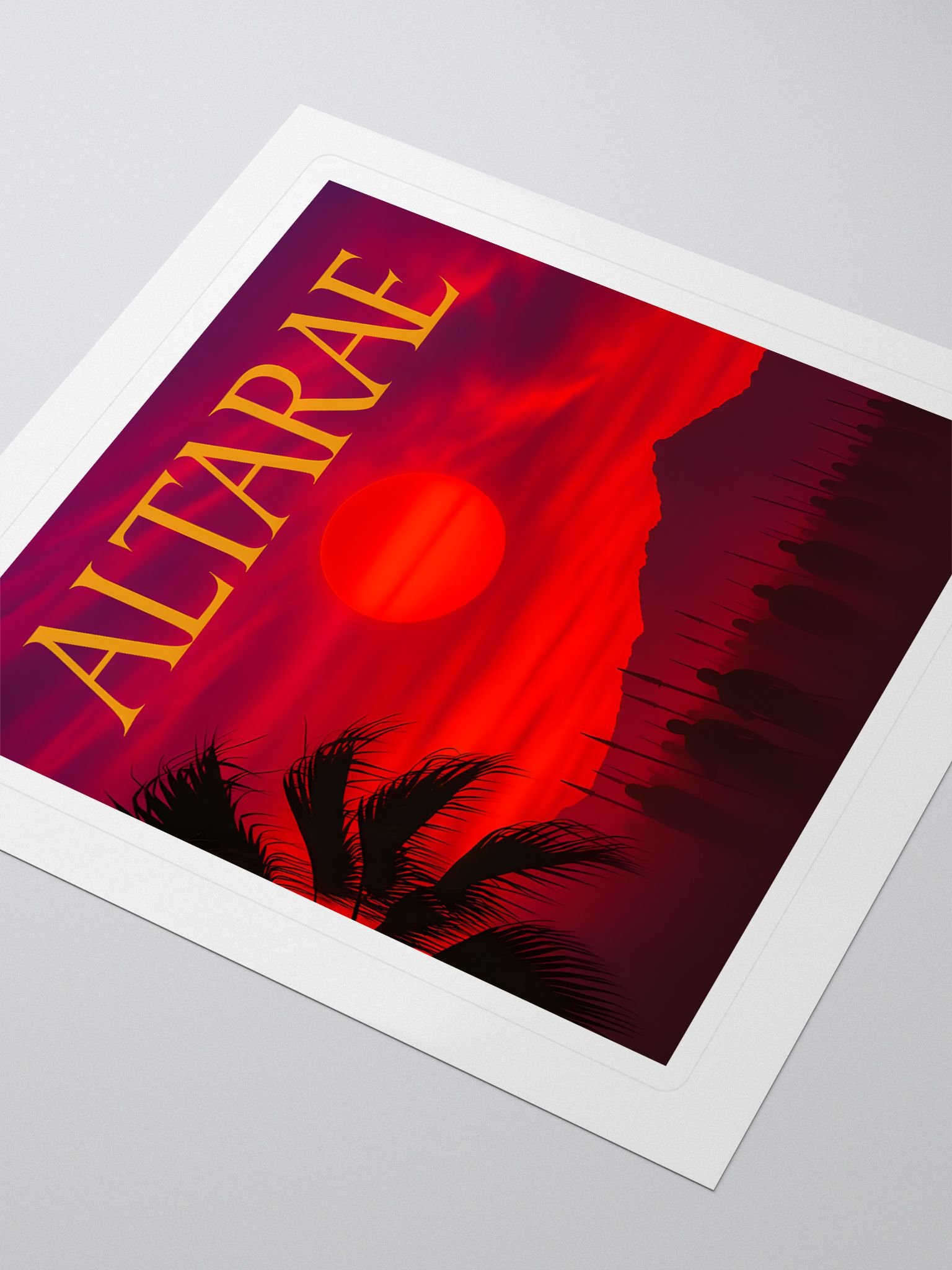 Altarae sunset sticker product image (3)