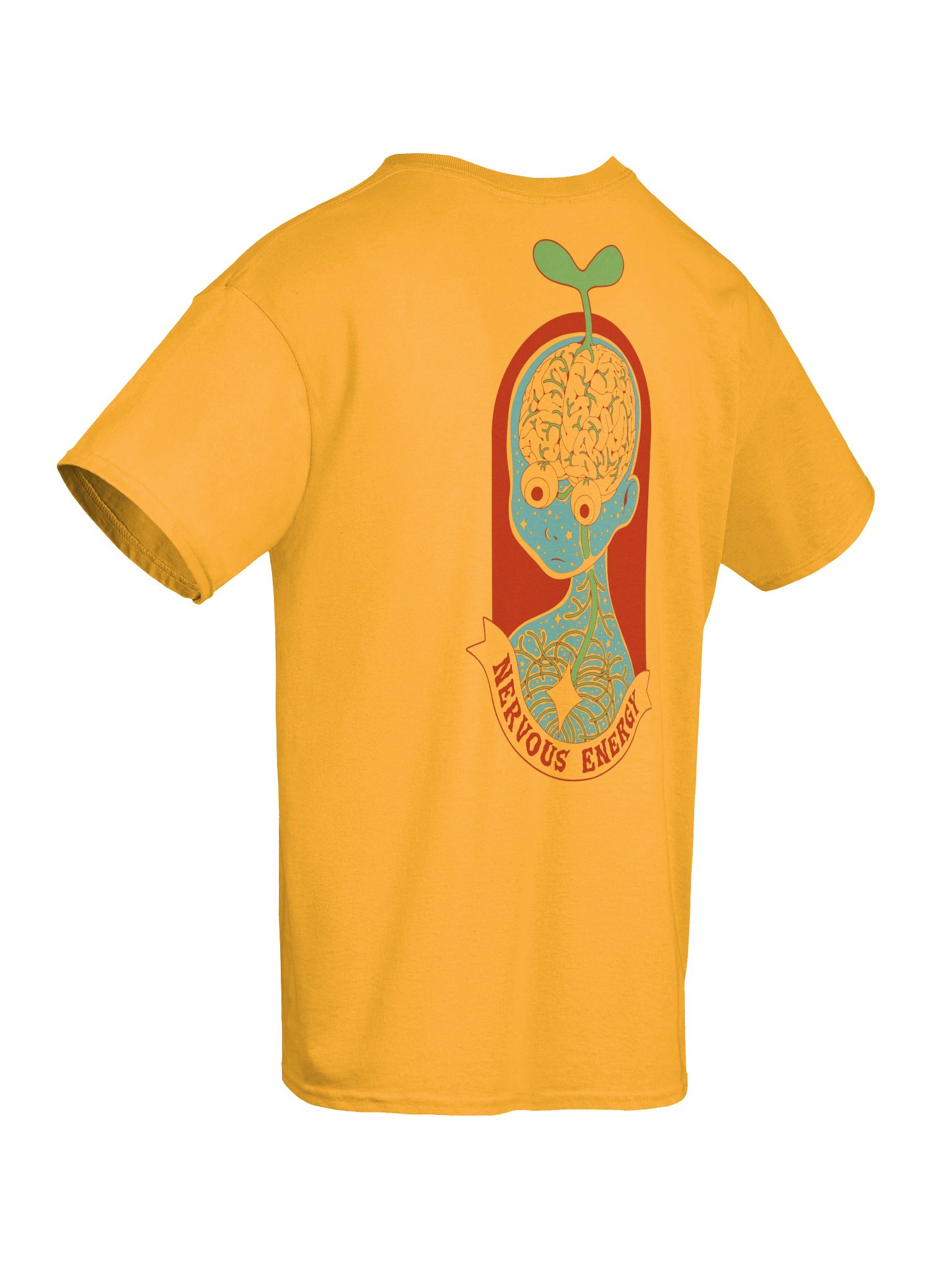 Nervous Energy - Tee - Yellow product image (18)