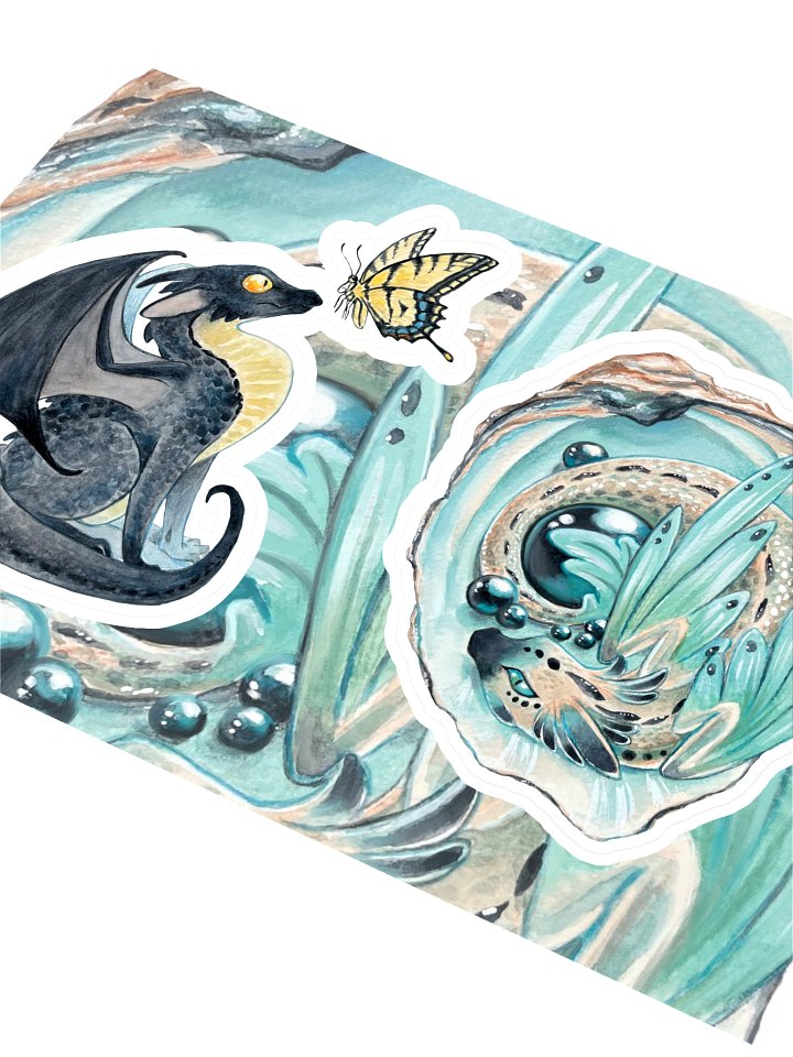 Tiny Dragons Sticker Duo product image (2)