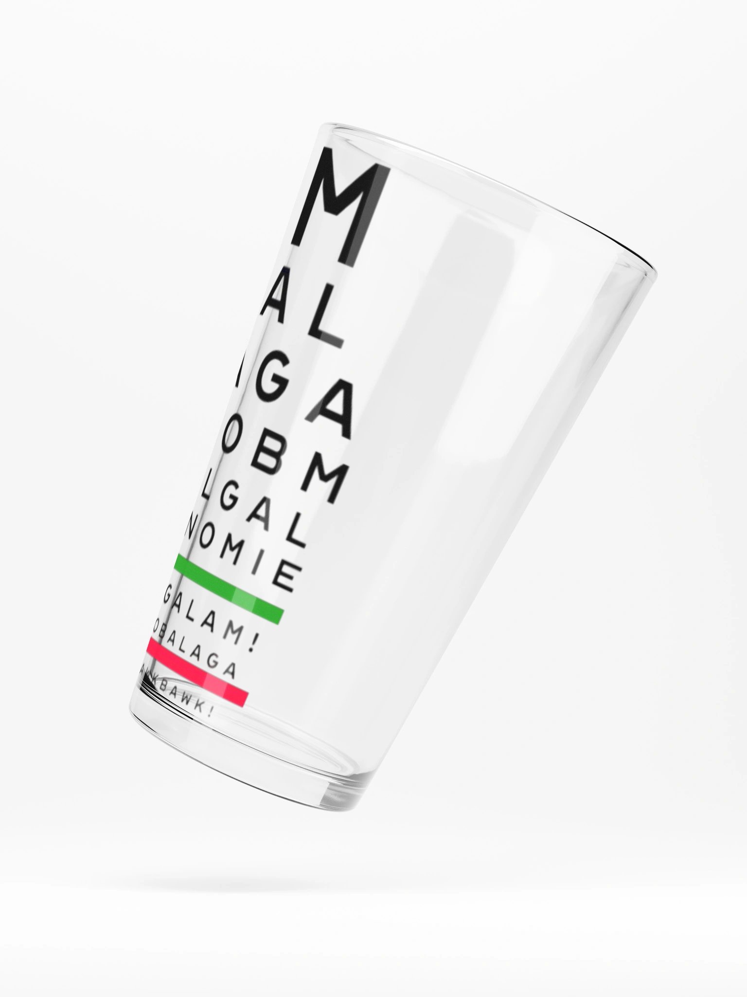 Malaga Eye Chart Pint product image (5)