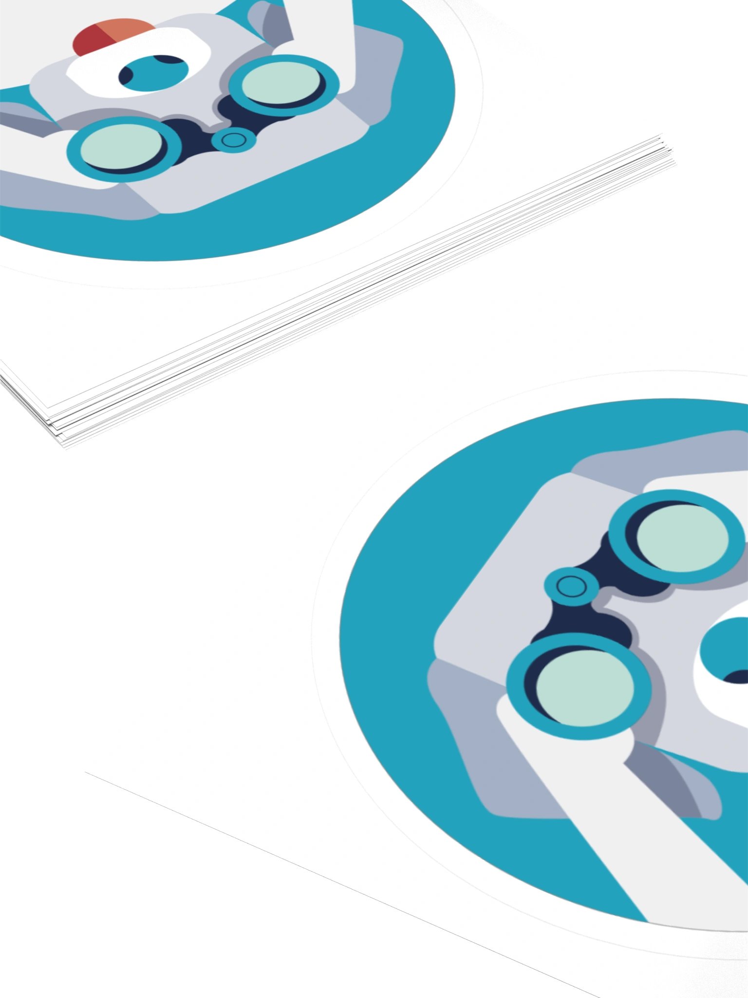 Kuvasz Uptime Kiss Cut Sticker product image (12)