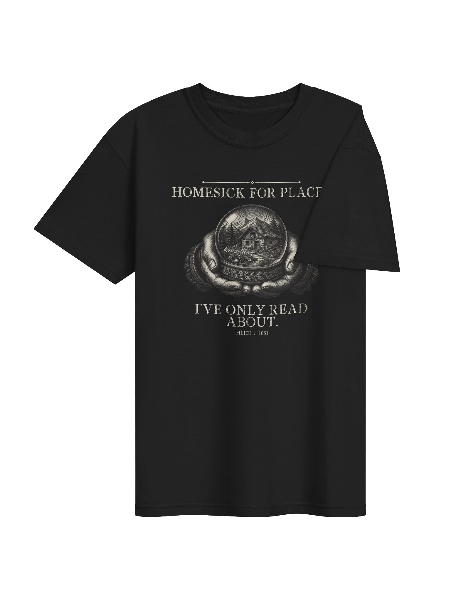 Homesick For Places Ve Only Read About -- Heidi Tee (Dark) product image (19)