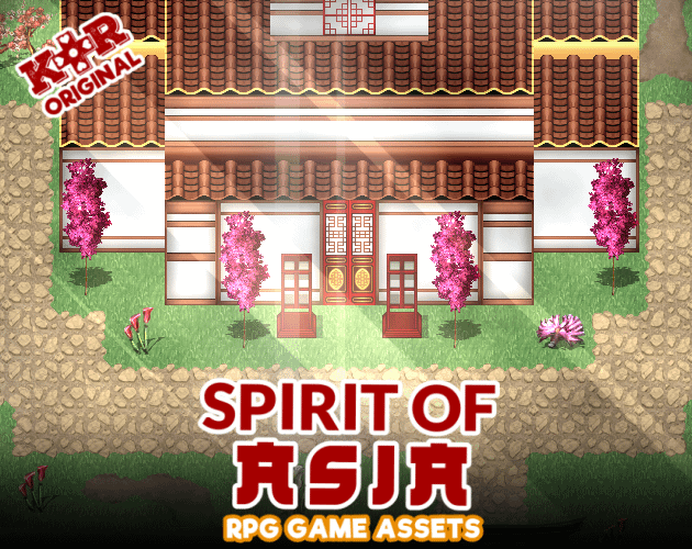 KR Spirit of Asia RPG Tileset for RPGs v2 | Kokoro Reflections