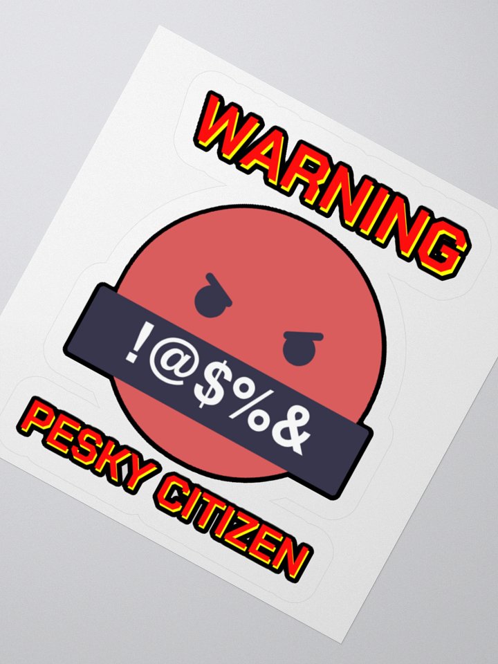 WARNING : PESKY CITIZEN product image (6)