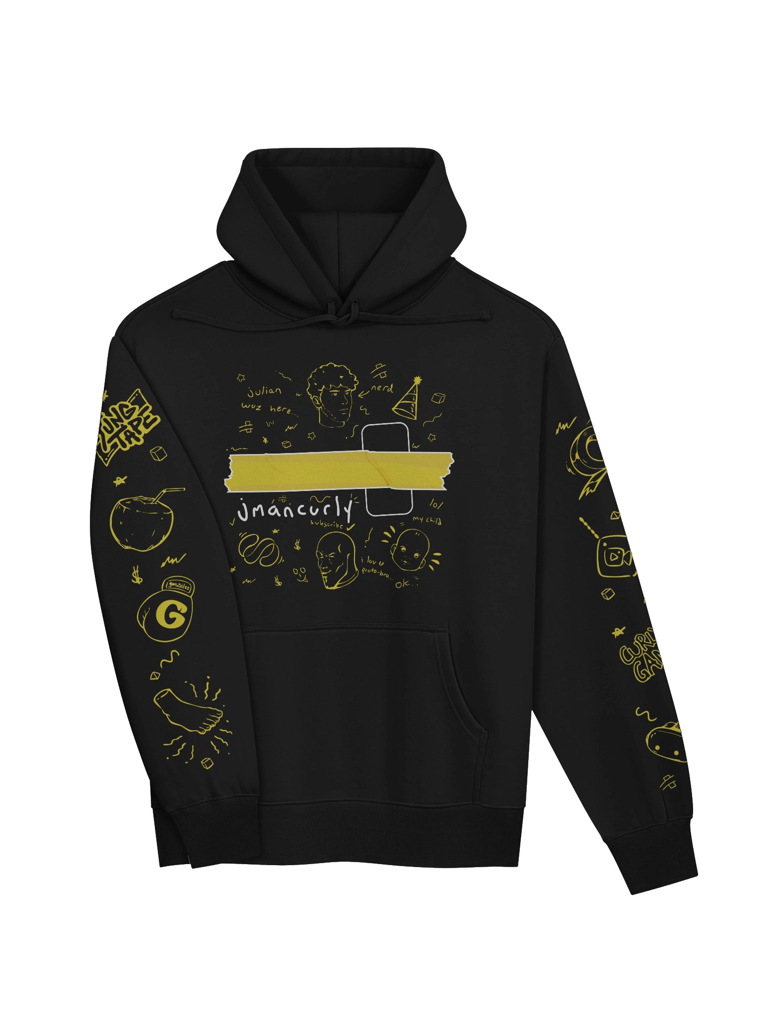 Premium Doodle Tape Hoodie product image (4)