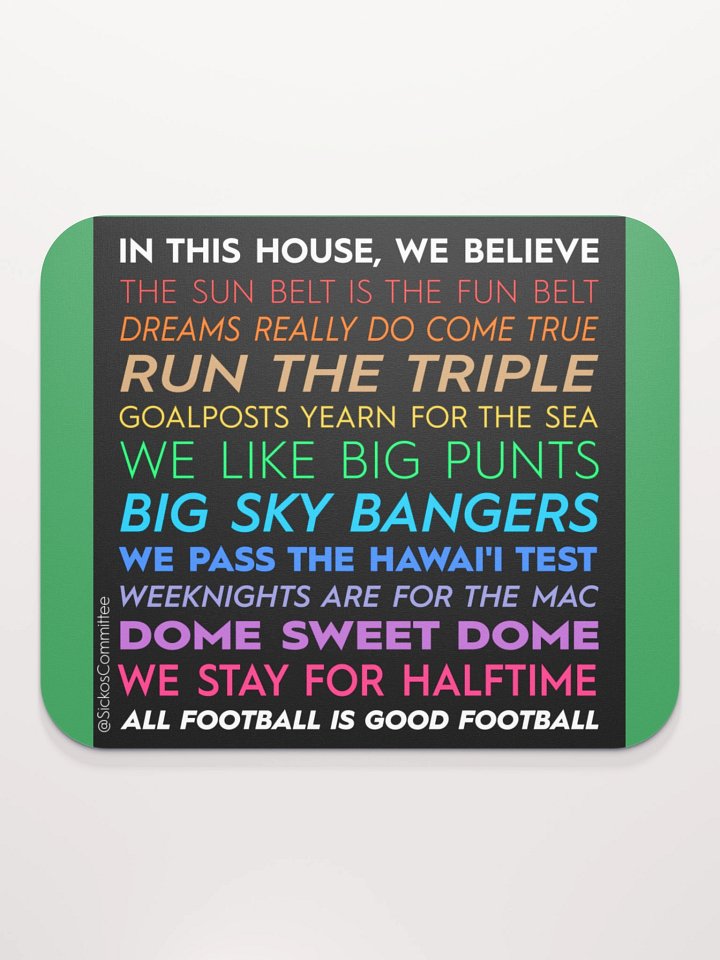 IN THIS HOUSE MOUSE PAD product image (2)