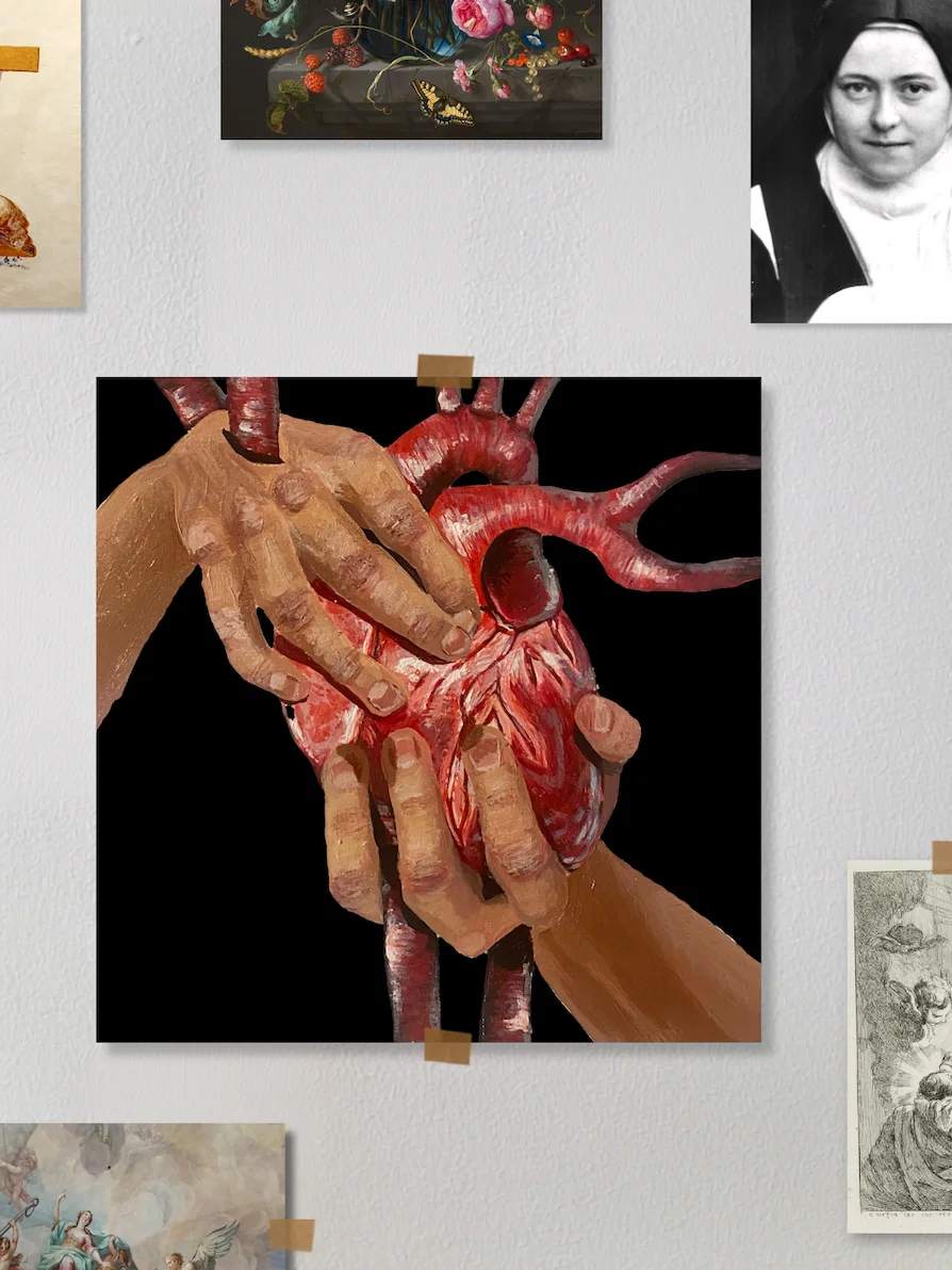 Bound to Christ (dark) Matte Paper Print product image (1)