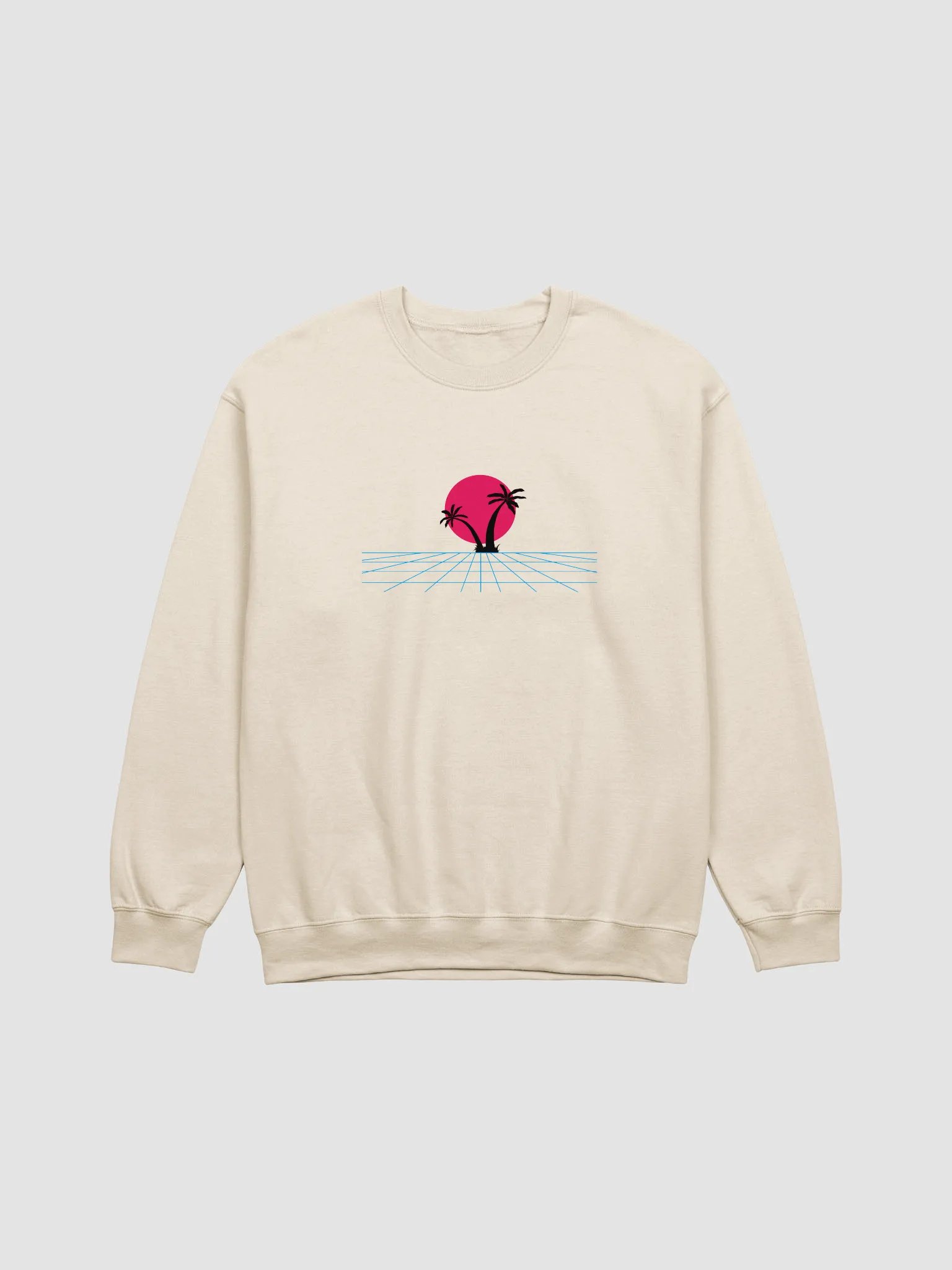 Retro Synthwave Sunset Crewneck product image (1)