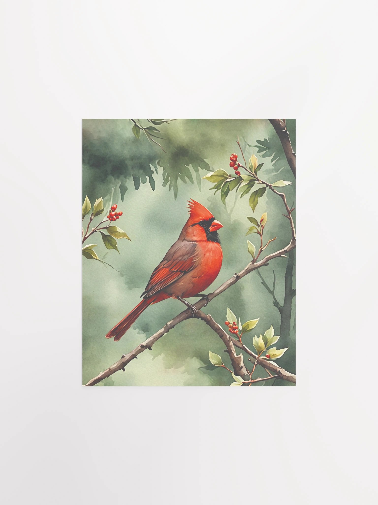 Northern Cardinal Matte Poster product image (2)
