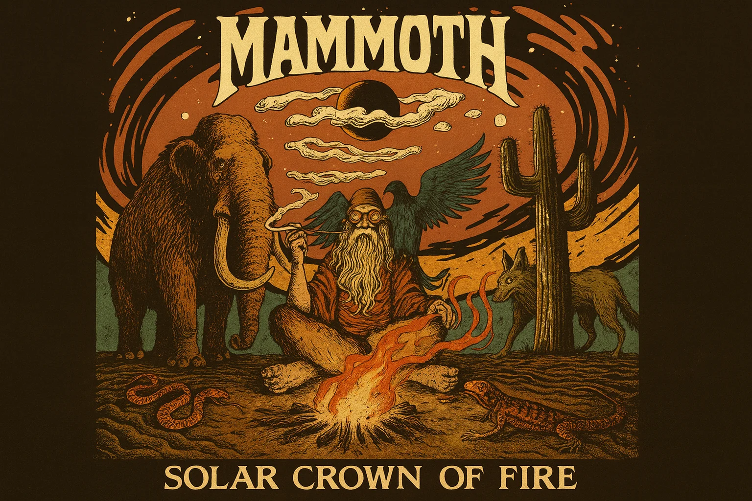 MAMMOTH- Solar Crown of Fire [Full Album] | DARK CHORD2