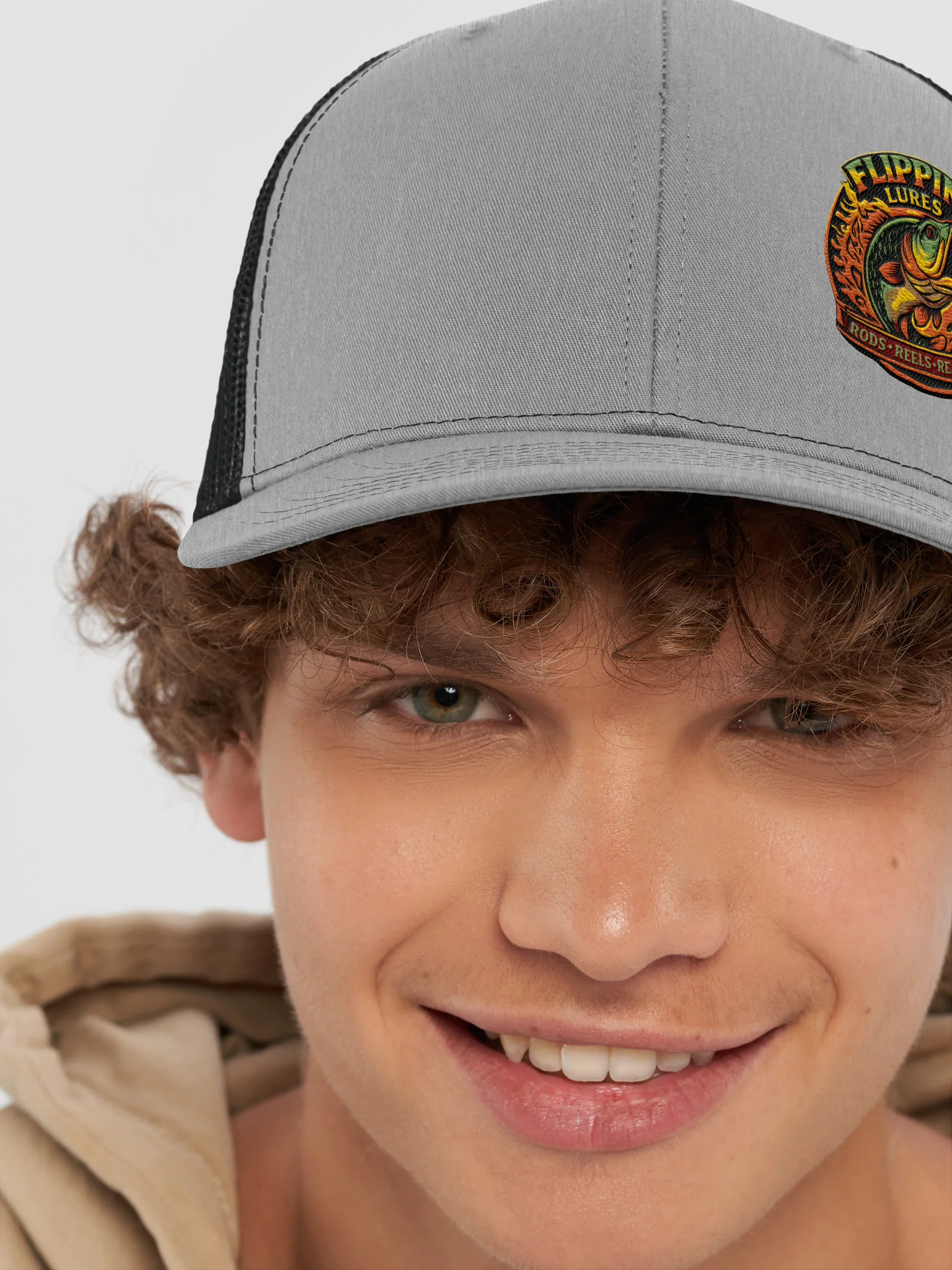 Flippin’ Motha Trucker Hat – Structured Mid-Profile product image (8)