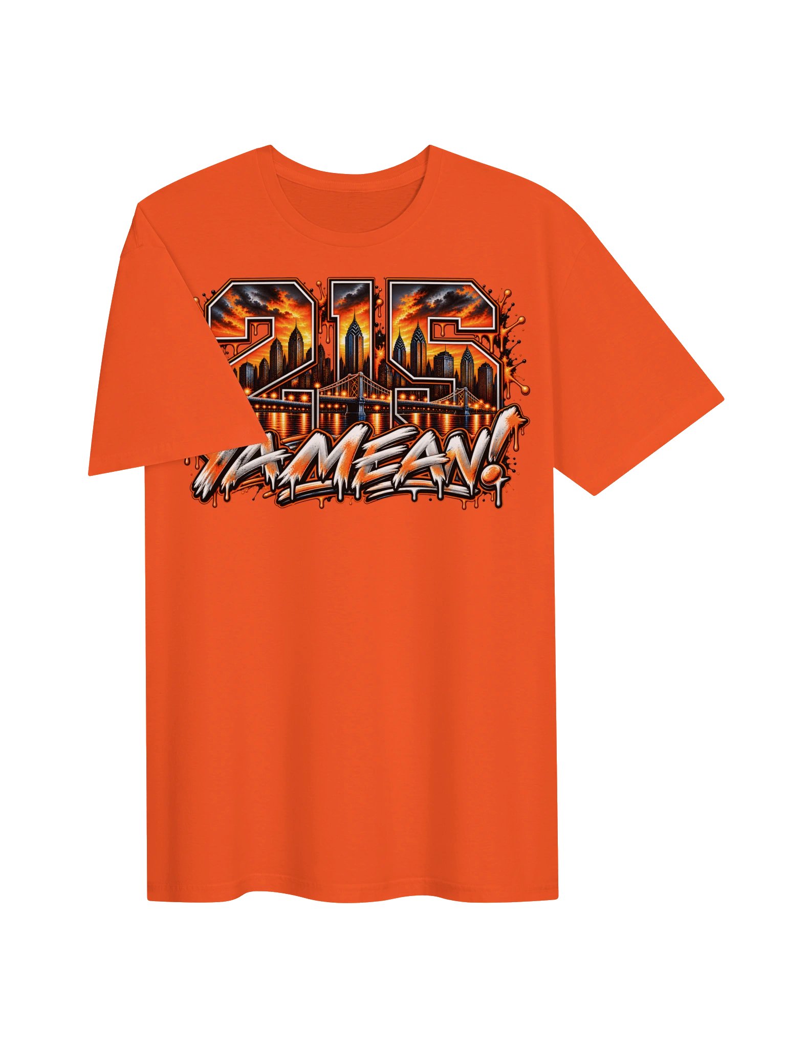 Philadelphia City Edition "215" Classic T-Shirt By Blacktop Brand product image (53)