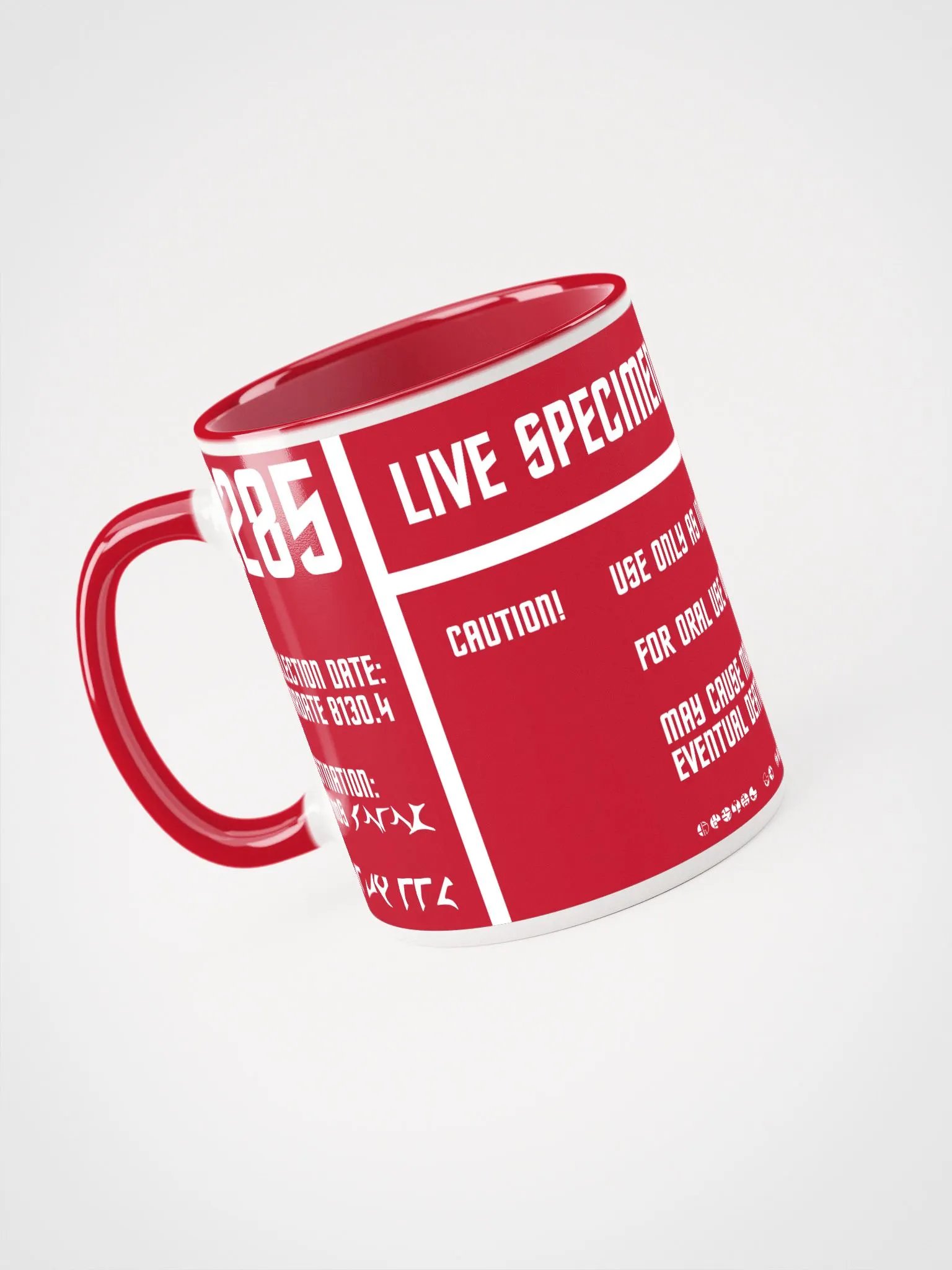 Ceti Eel Caution Label ceramic mug product image (4)