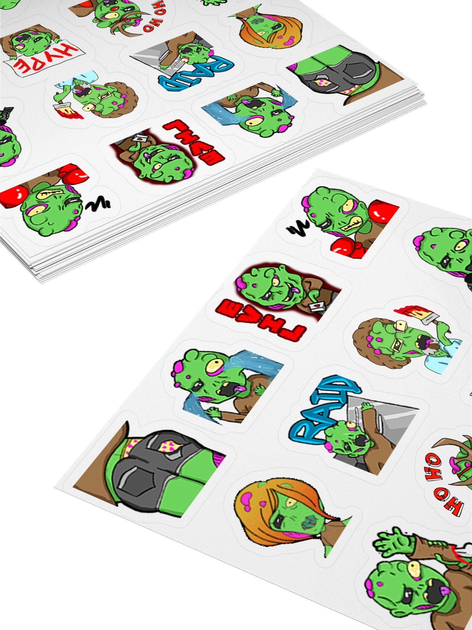 Paul Emote Sticker Sheet product image (4)
