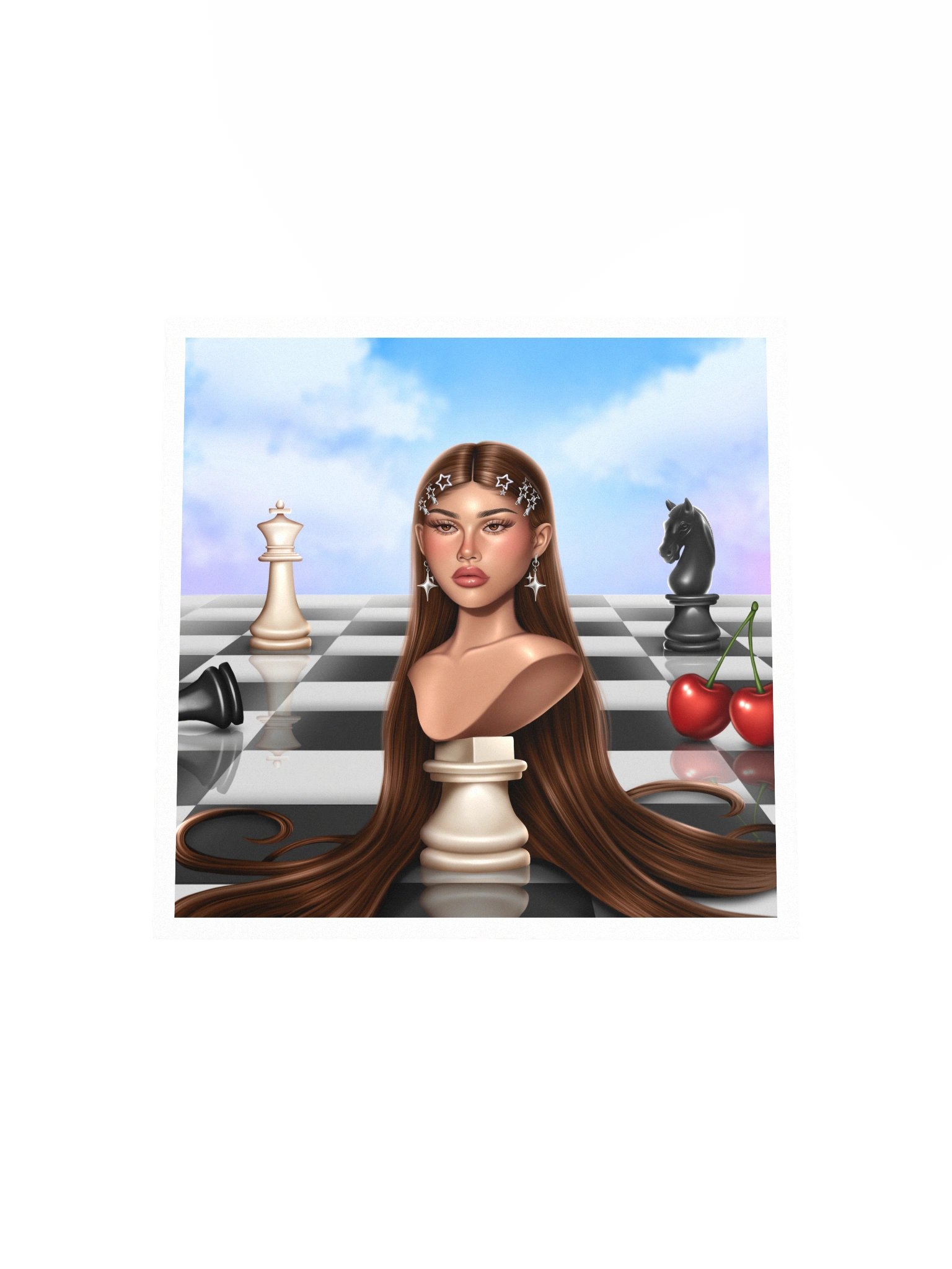 Checkmate Queen Print — Border product image (4)