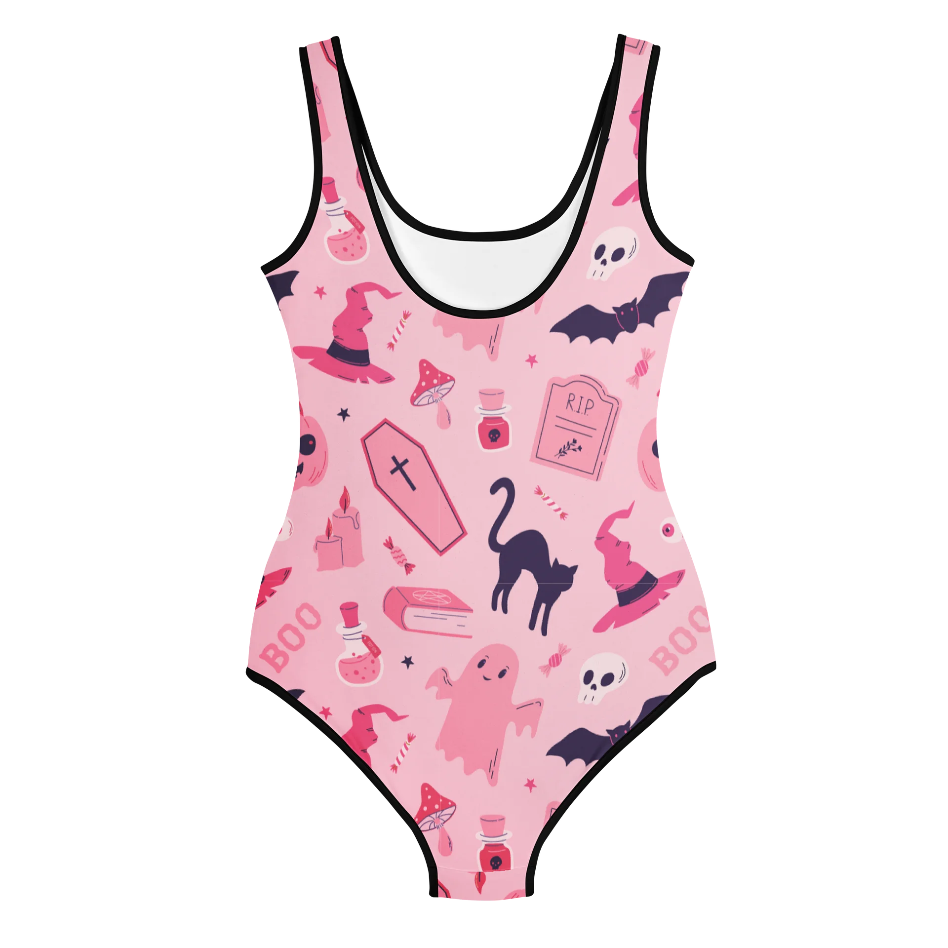 Pink Spooky Youth Swimsuit product image (2)