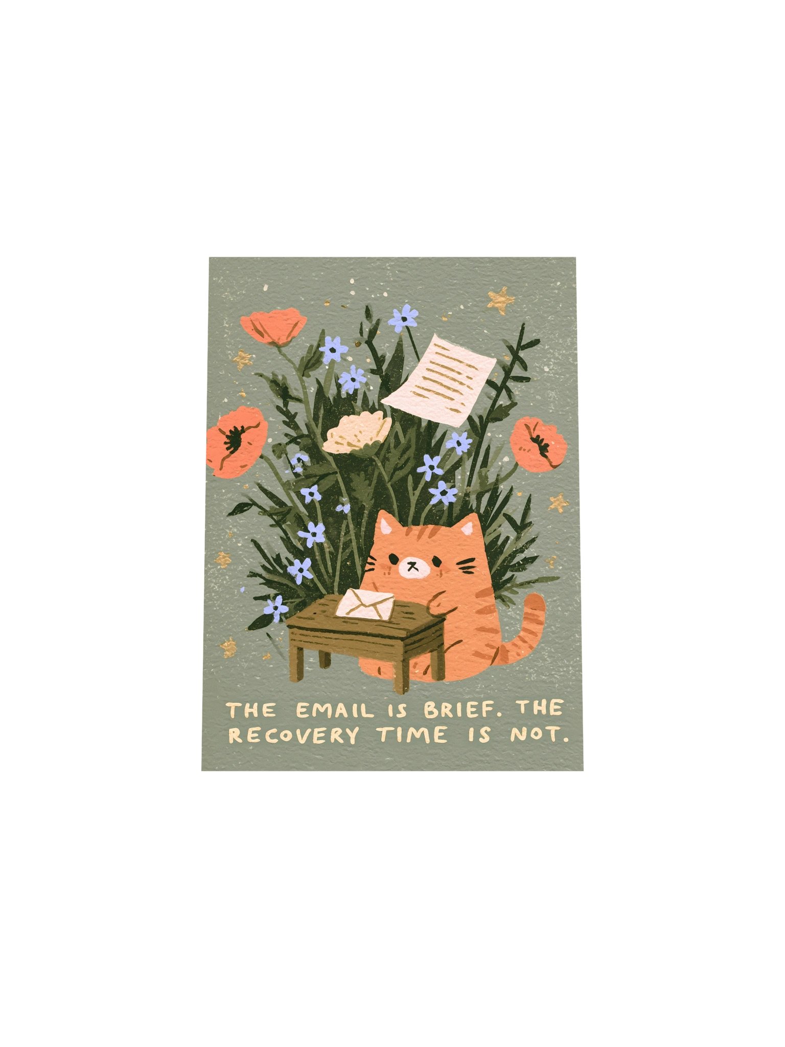 The Email Is Brief Cat Poster product image (19)
