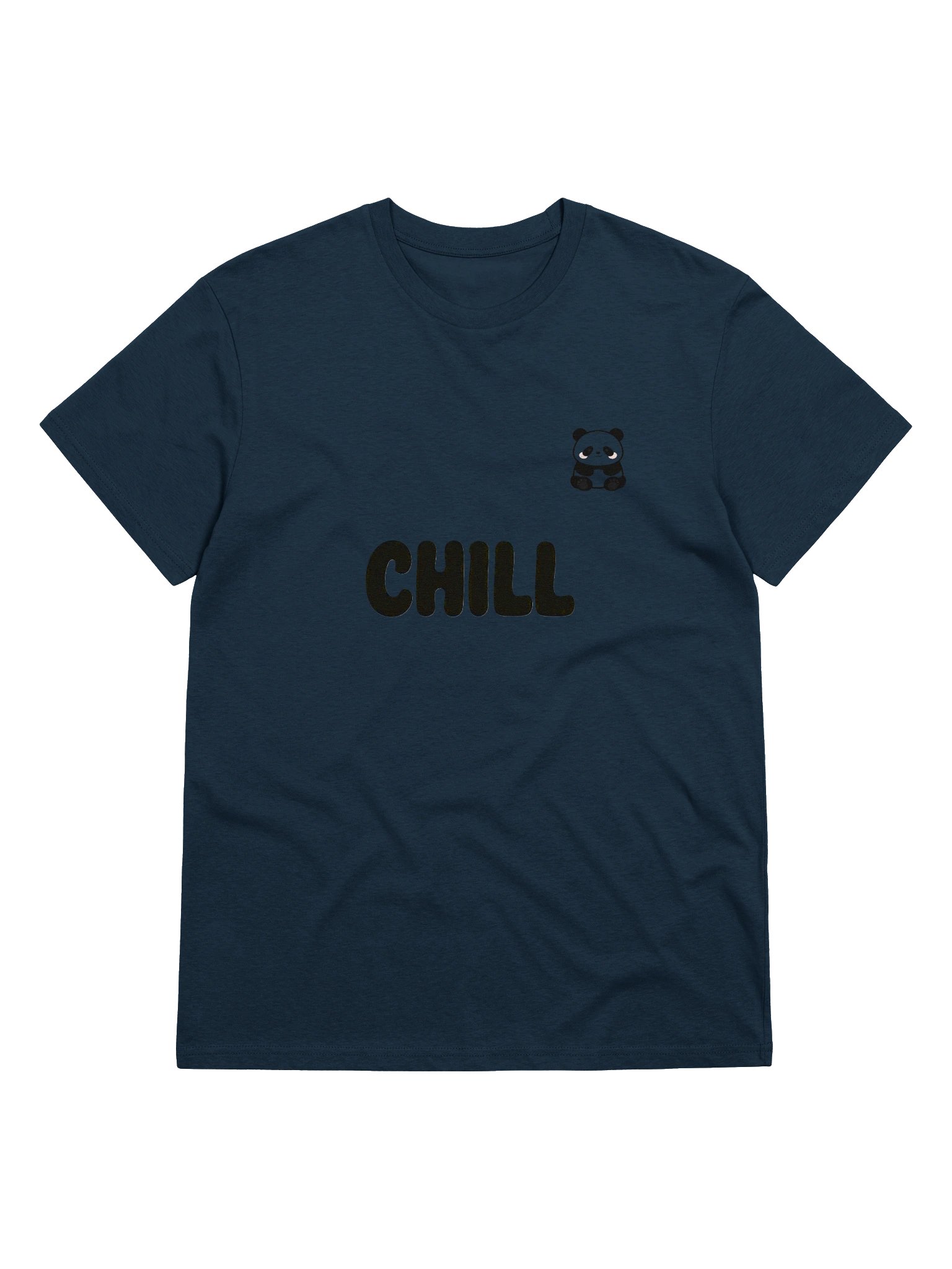 CHILL Panda Graphic T-Shirt – Navy product image (1)