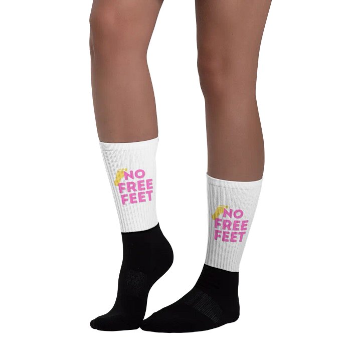 No Free Feet Socks (Pink / Yellow) product image (2)
