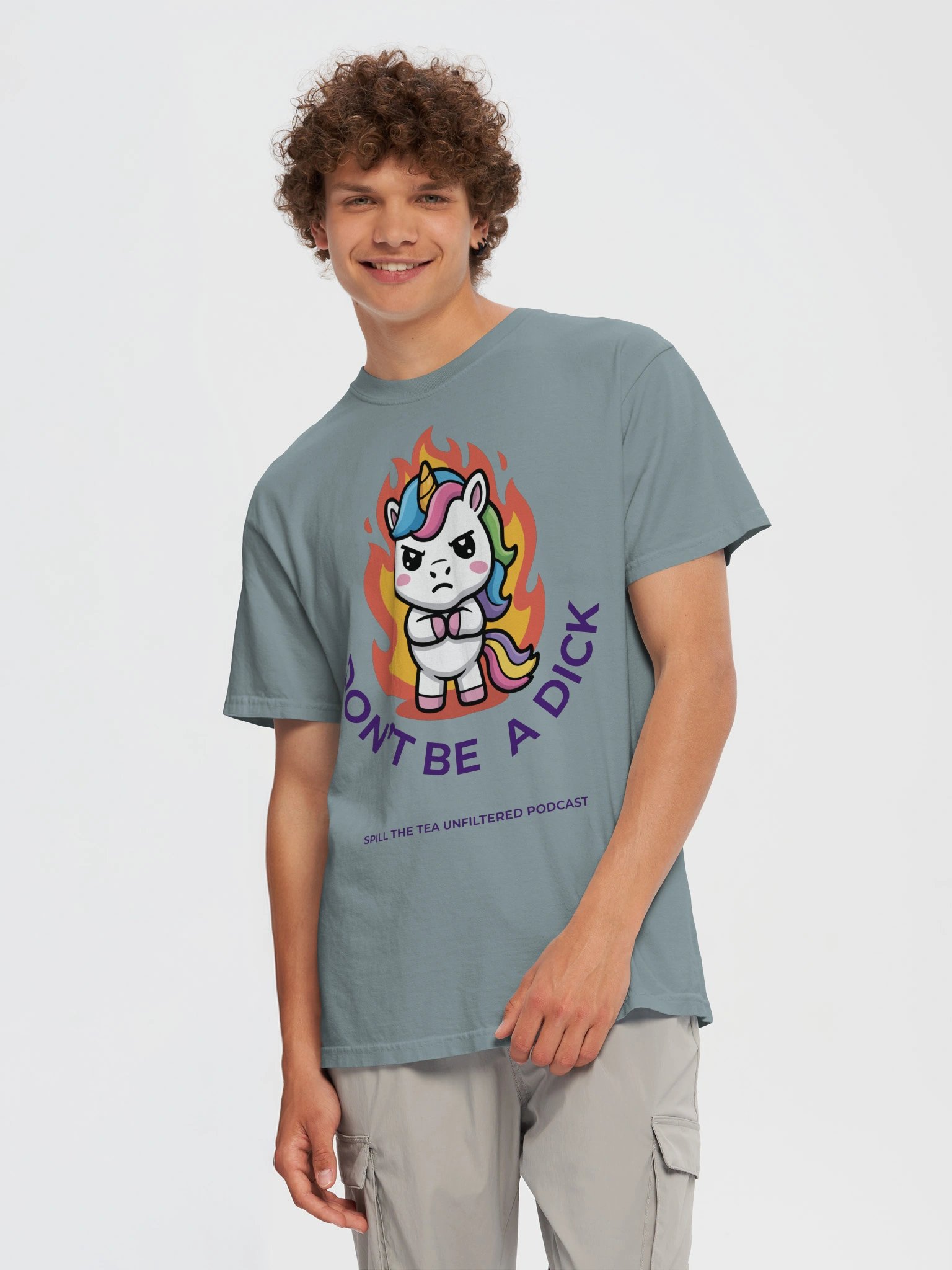 Sassy Unicorn "DONT BE A DICK" Tee product image (5)