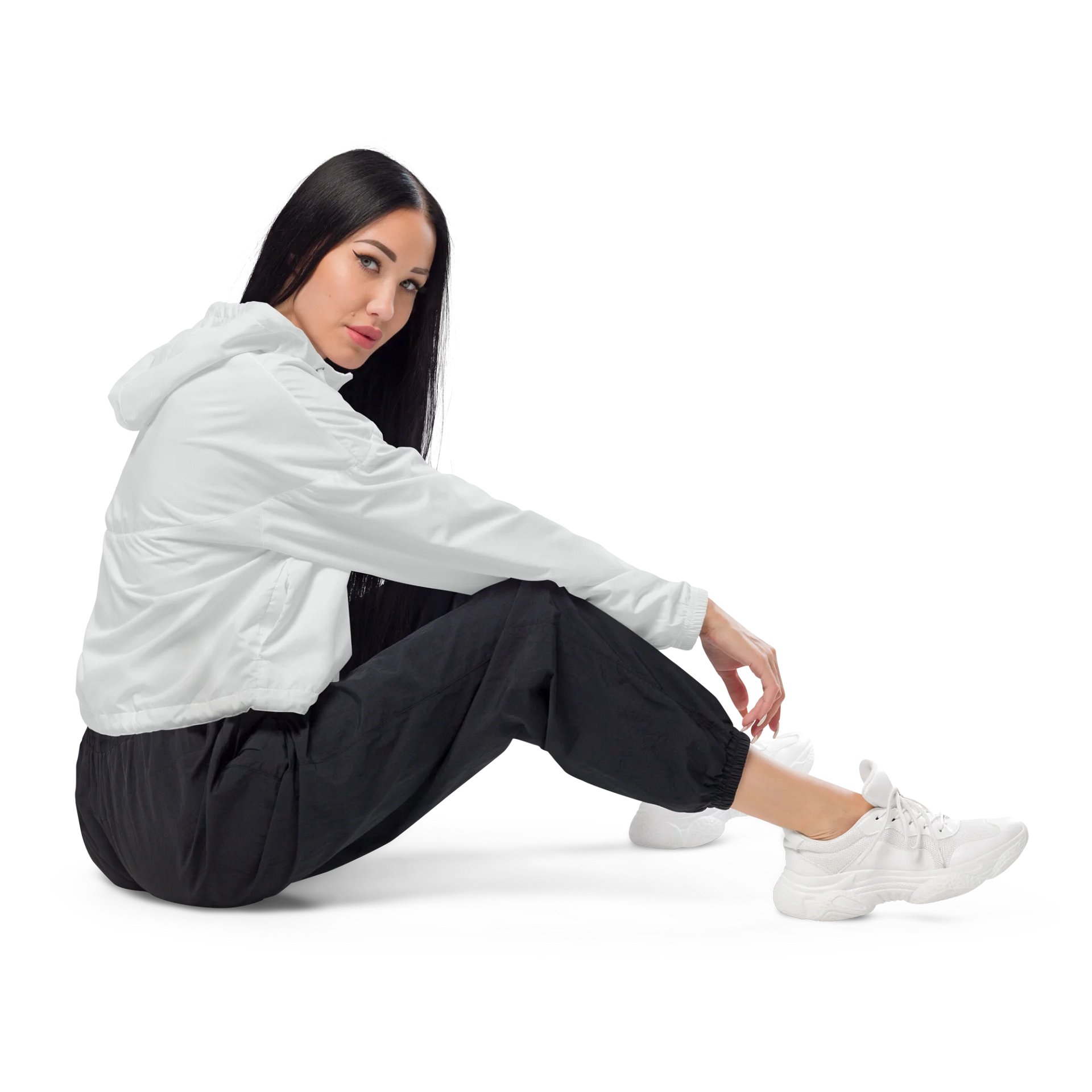 Women's Cropped Windbreaker WCFB0141 product image (3)