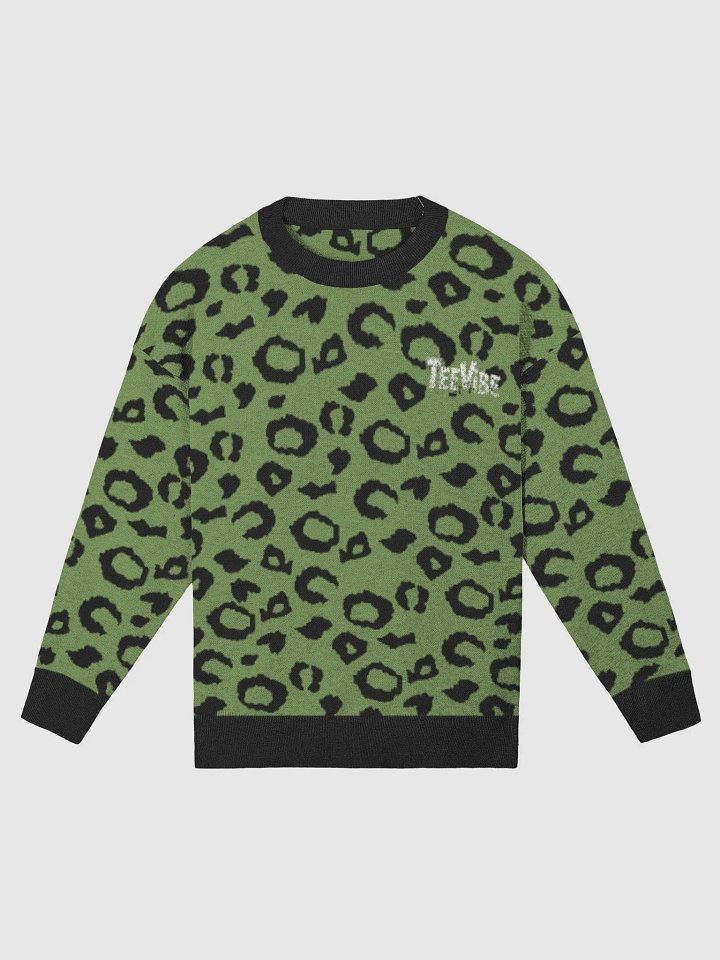 Level5 Leopard Print Relaxed Fit Sweater product image (3)