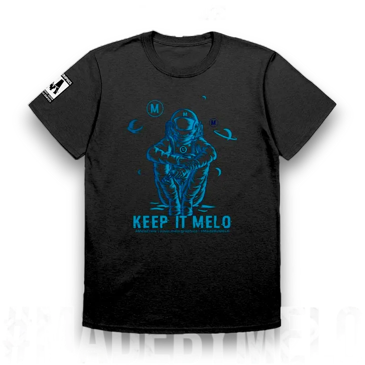 #MeloCrew Vibes: Blue - Basic T-Shirt | #MadeByMELO product image (1)